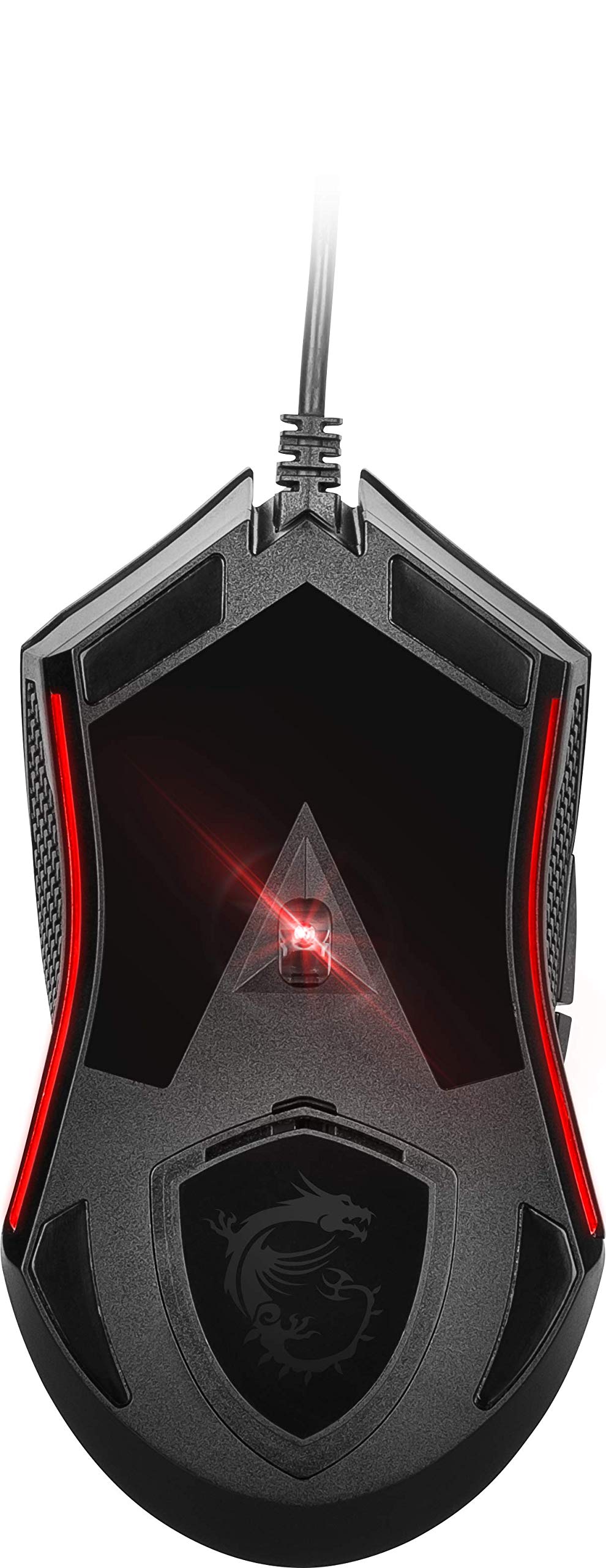 MSI Clutch GM08 Gaming Mouse - 4200 DPI Optical Sensor, Adjustable Weight, 6-Button Symmetrical Design, Red LED, 92g - Wired 11