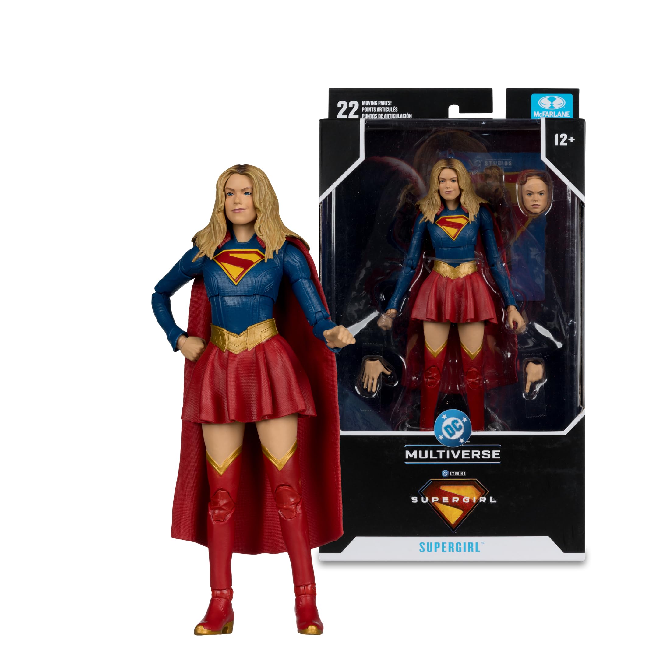 McFarlane Supergirl Action Figure - 7in Scale | Ultra Articulation | Movie Appearance