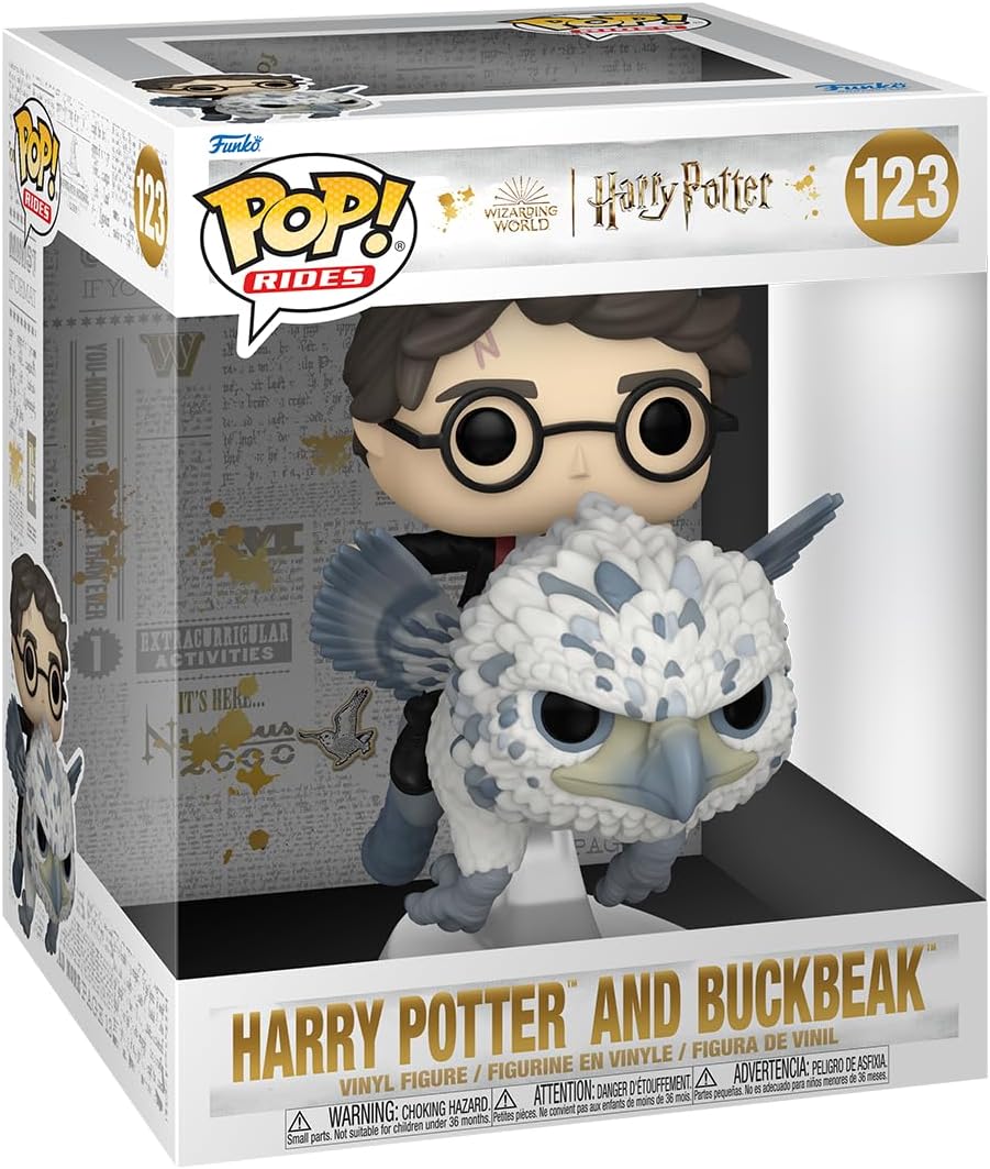 Funko Pop! Rides Deluxe: Harry Potter Prisoner of Azkaban - Harry & Buckbeak Vinyl Figure 1