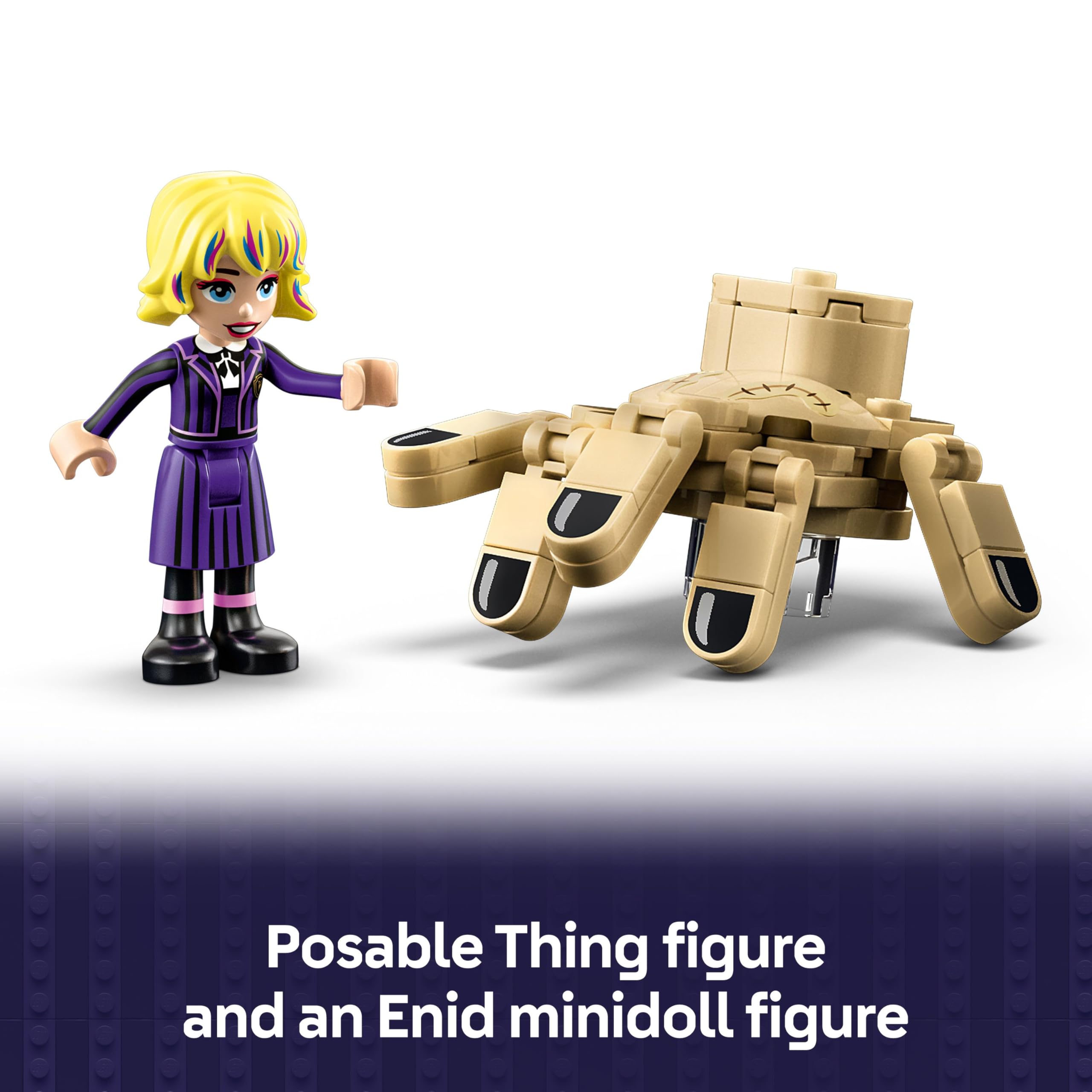 LEGO Wednesday Thing's Apartment - Play & Display Set with Enid Mini Doll