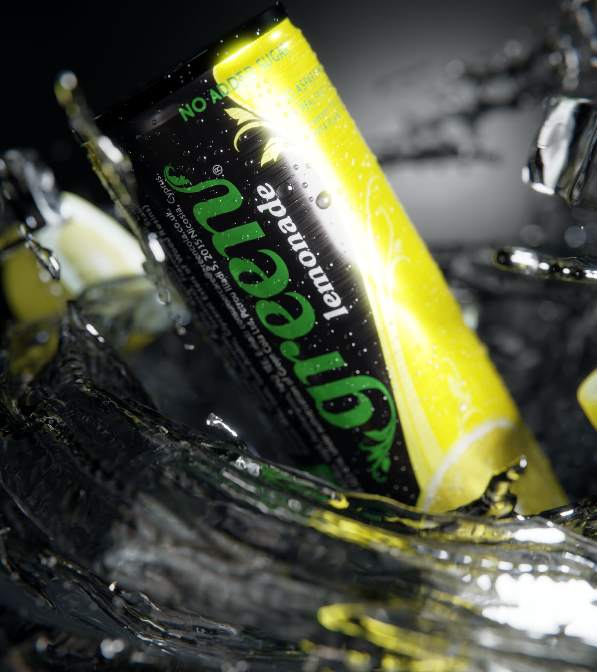 Green Cola Sparkling Lemonade - Low Calorie, Sugar-Free, 7% Lemon Juice | 4 x 330ml Pack 3