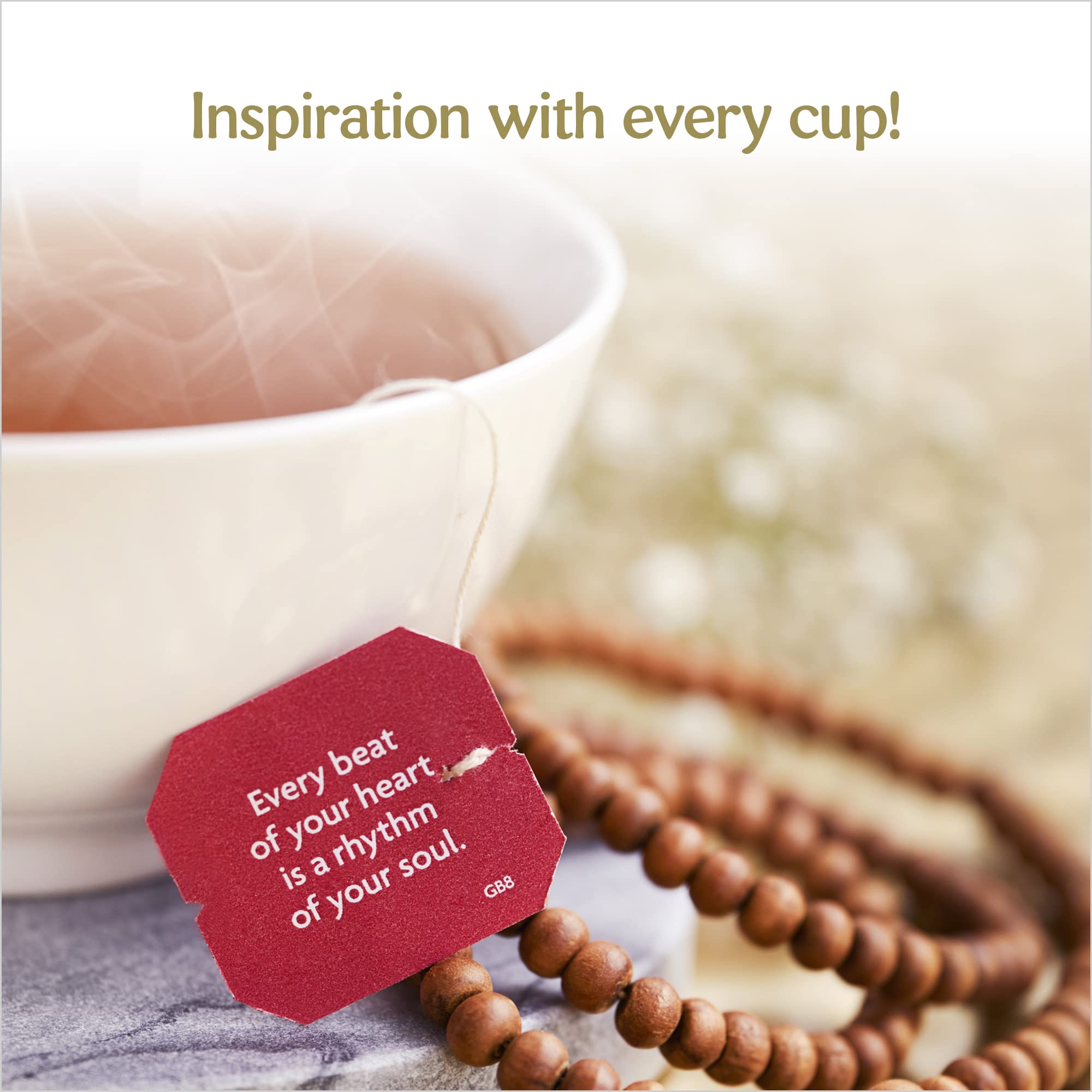 YOGI TEA Tulsi Relax Organic Herbal Tea, Naturally Caffeine Free, 6 Pack Tea Bags 4