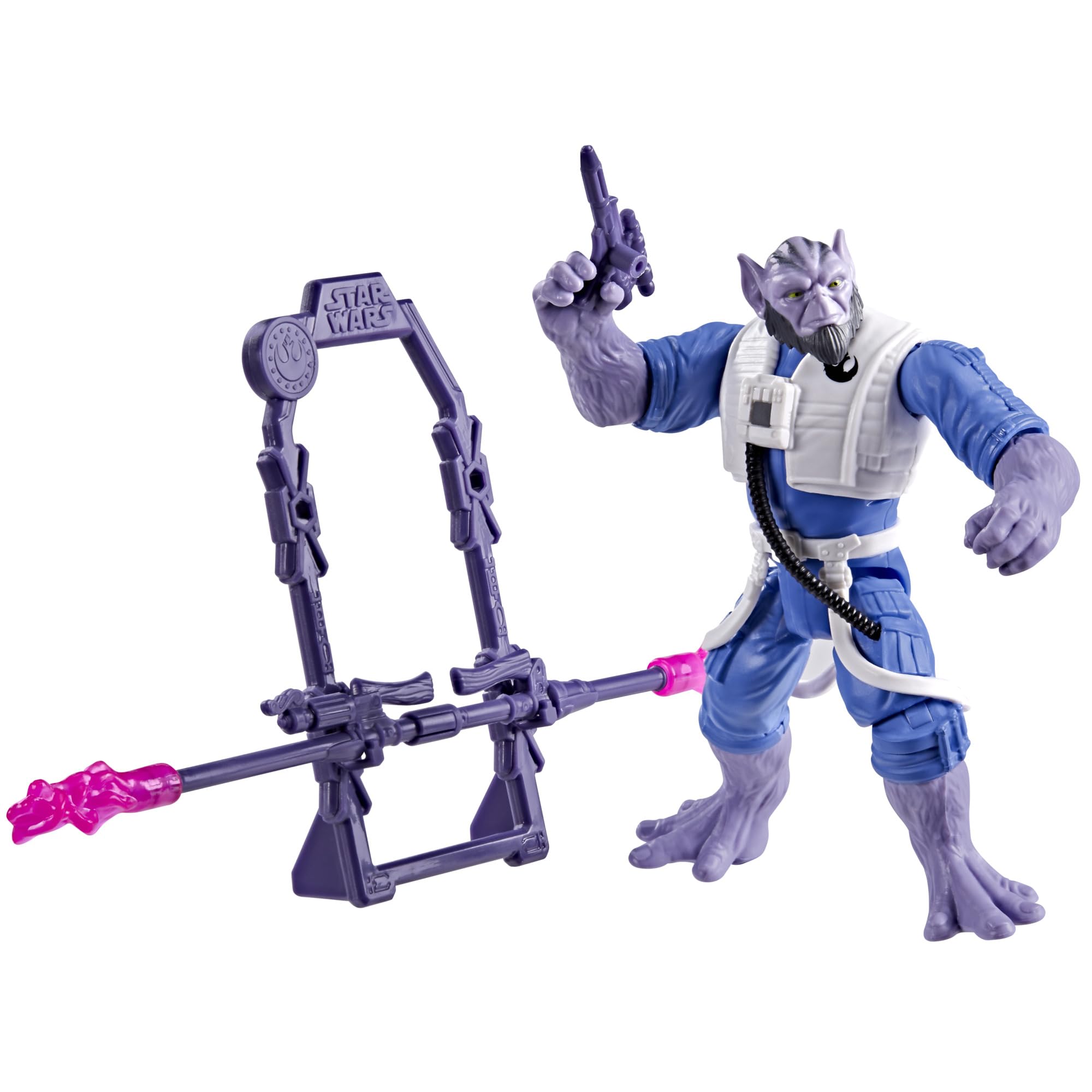 Star Wars Zeb Orrelios Action Figure - 11-cm Scale, Poseable, 4 Accessories | G2867 1