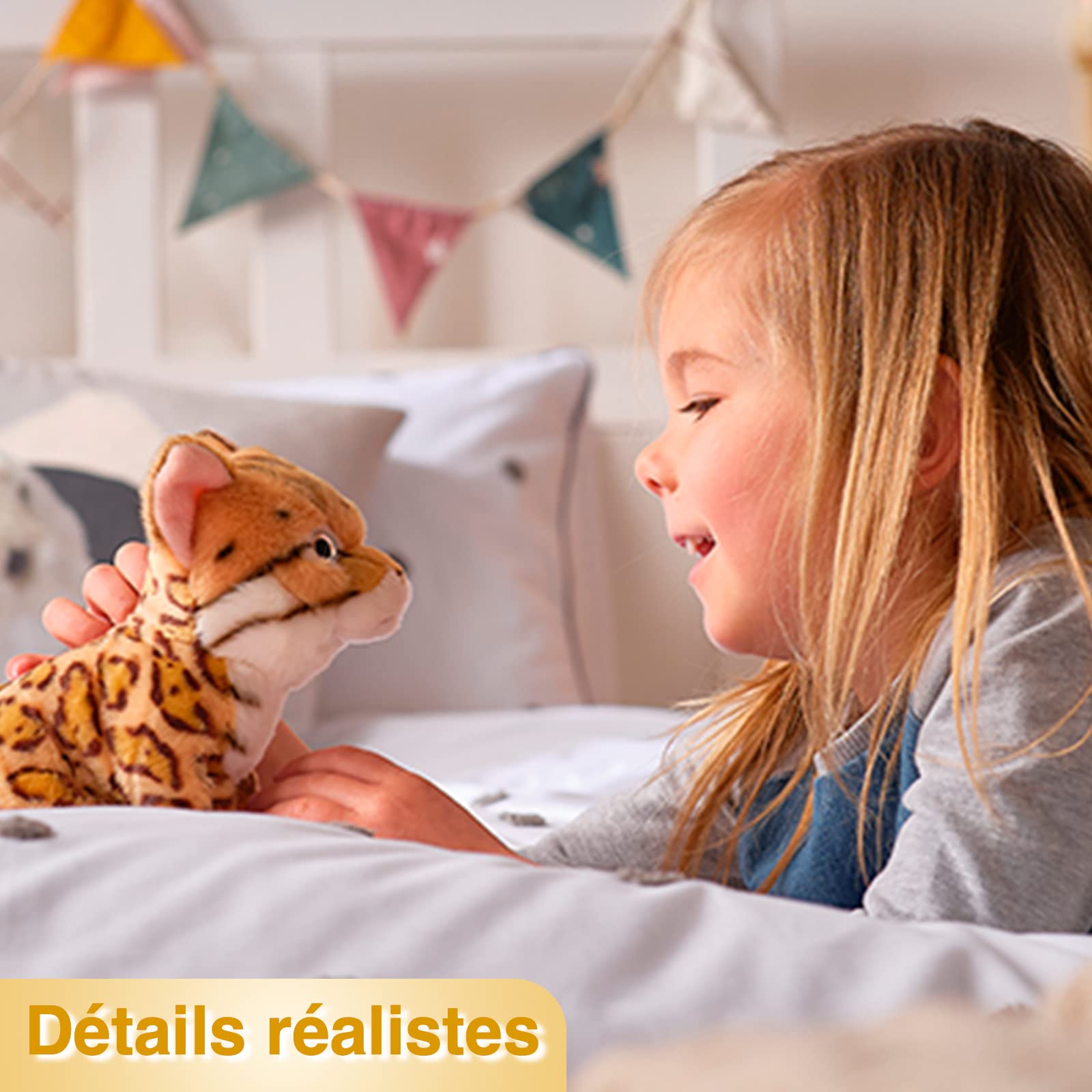 Living Nature Border Collie Puppy Realistic Soft Cuddly Dog Toy, 17cm 4