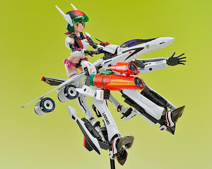 GOOD SMILE Aoshima - Macross F VF-25F Messiah Ranka Lee Plastic Model Kit - Anime Series Collectible for Ages 15+