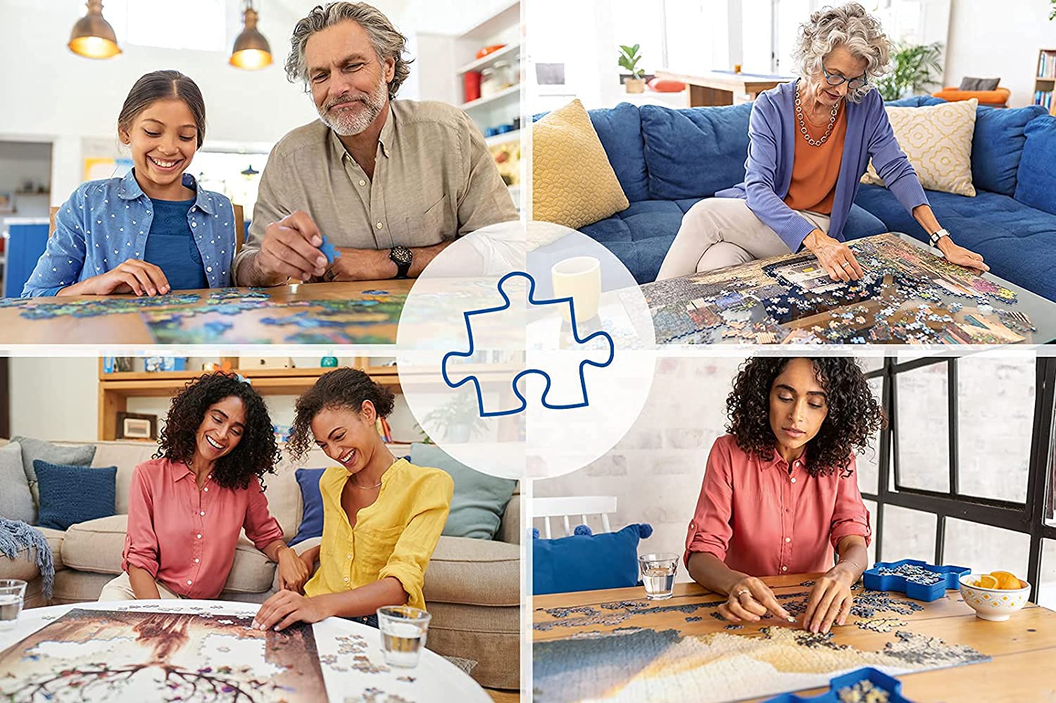 Ravensburger Happy Days No. 8 Holidays - 4x 500 Piece Jigsaw Puzzles for Adults & Children 10+ 6