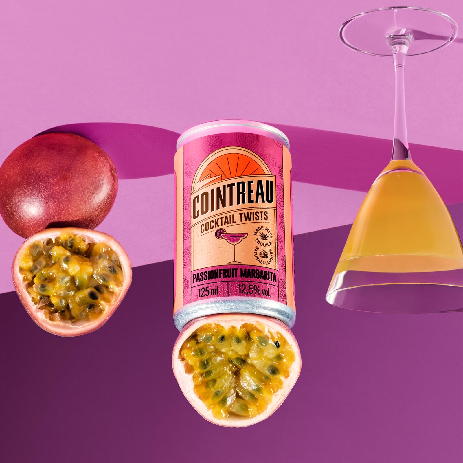 Cointreau Cocktail Twists - Passionfruit Margarita Ready to Drink | 12.5% ABV | Case of 12 2