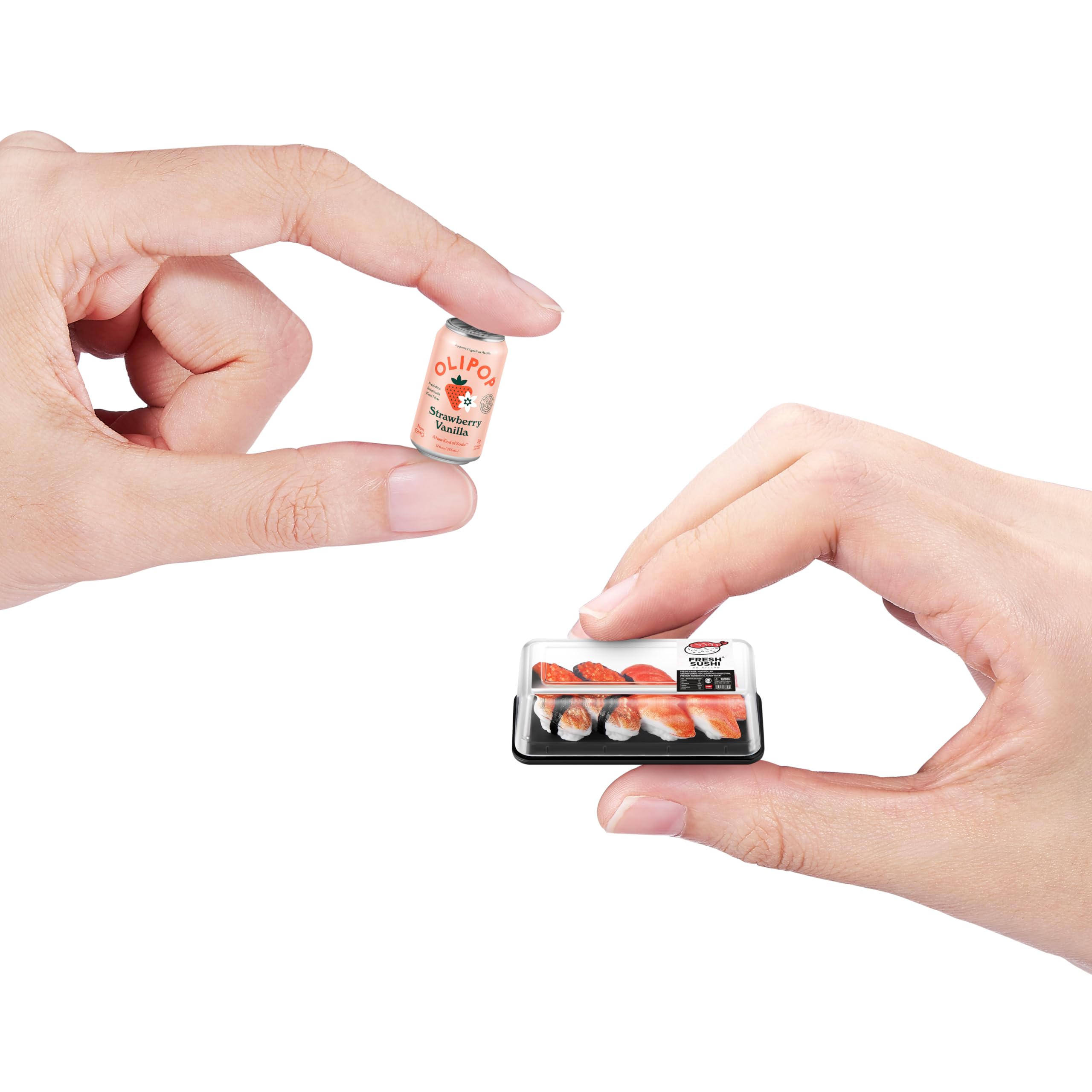 Mini Brands Fill the Fridge S1 Playset with 2pk INT Capsules - Collectible Mini Fridge Toy for Kids 8+ 3