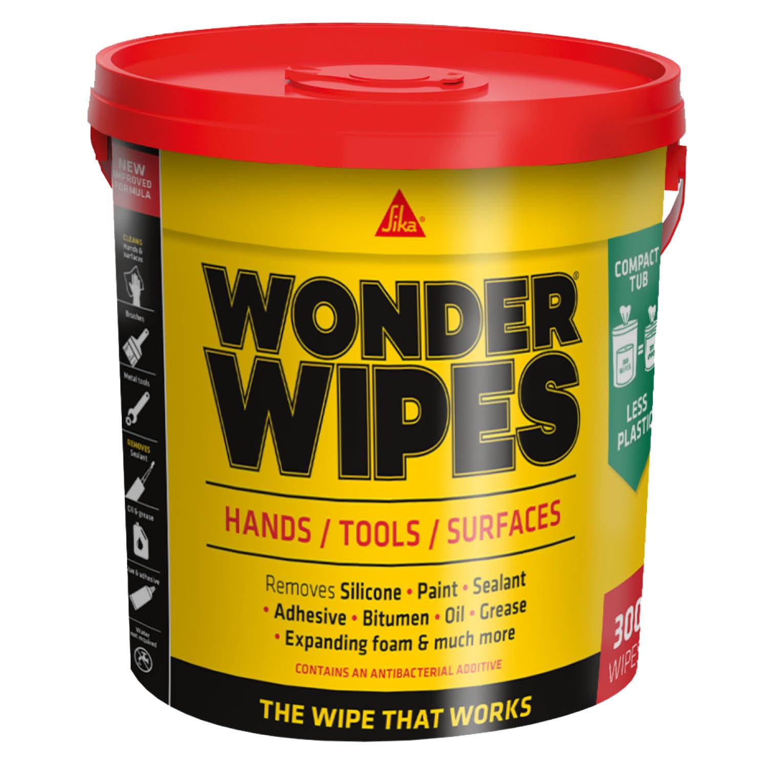Sika Wonder Wipes Multi-Use Cleaning Wipes - 300 Count, Aloe Vera Scent, Alcohol Free 1