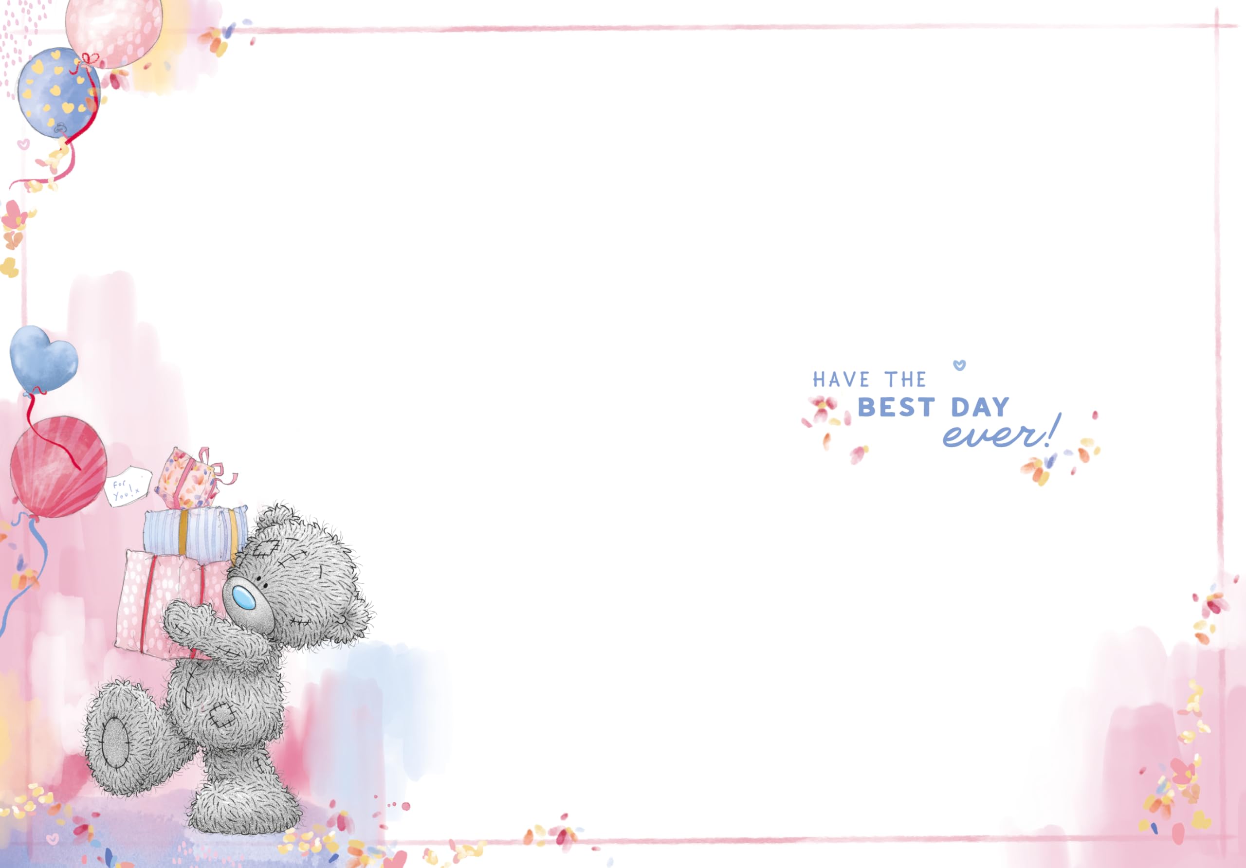 Me To You Bear Tatty Teddy 'For An Amazing Goddaughter' Luxury Gold Foil Birthday Card | 5 x 7 Inches 2