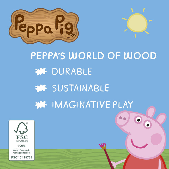 Peppa Pig 07222 Scuolabus in legno
