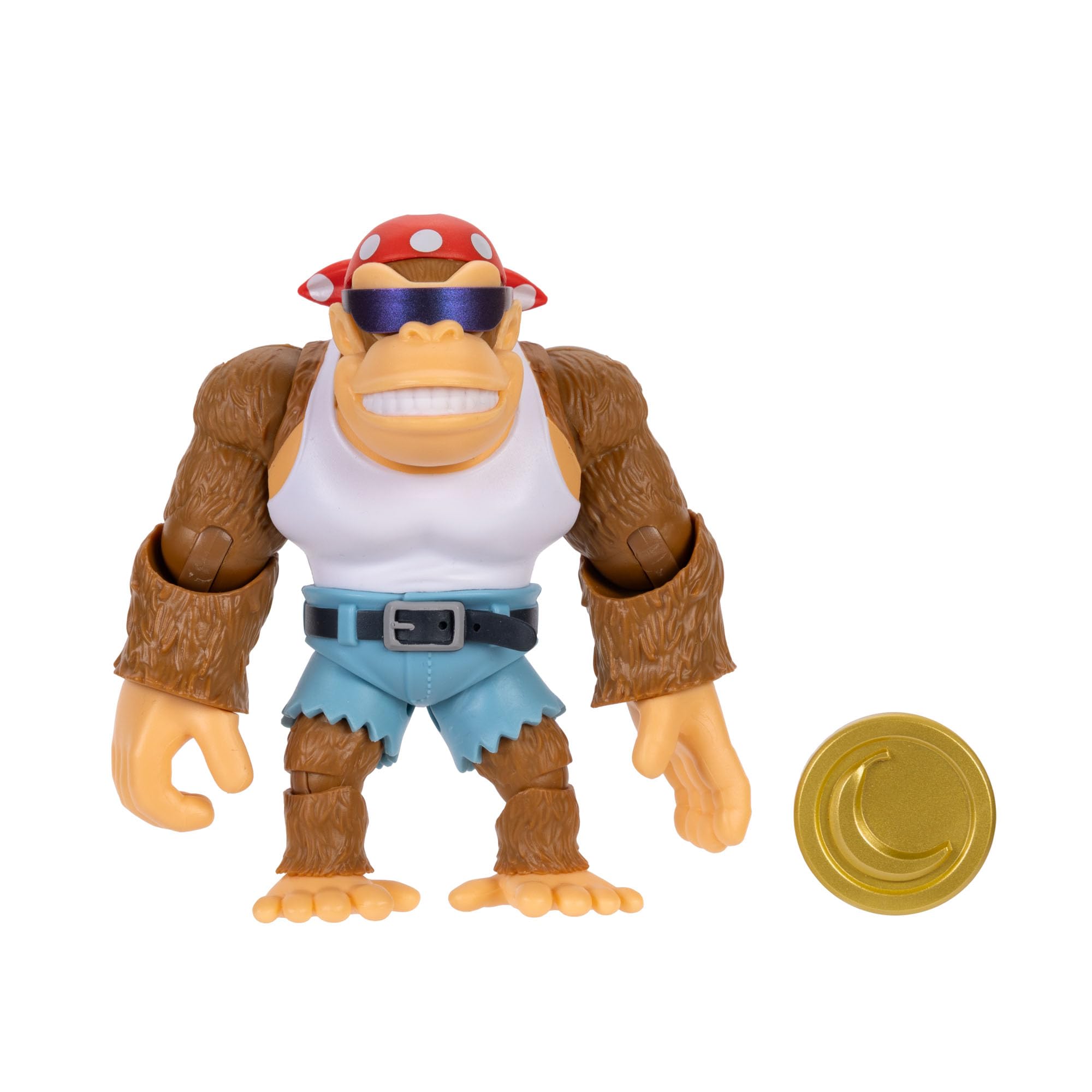 Nintendo Funky Kong Action Figure - 15 Points Articulation | 4 Inch | Ages 3+ 2