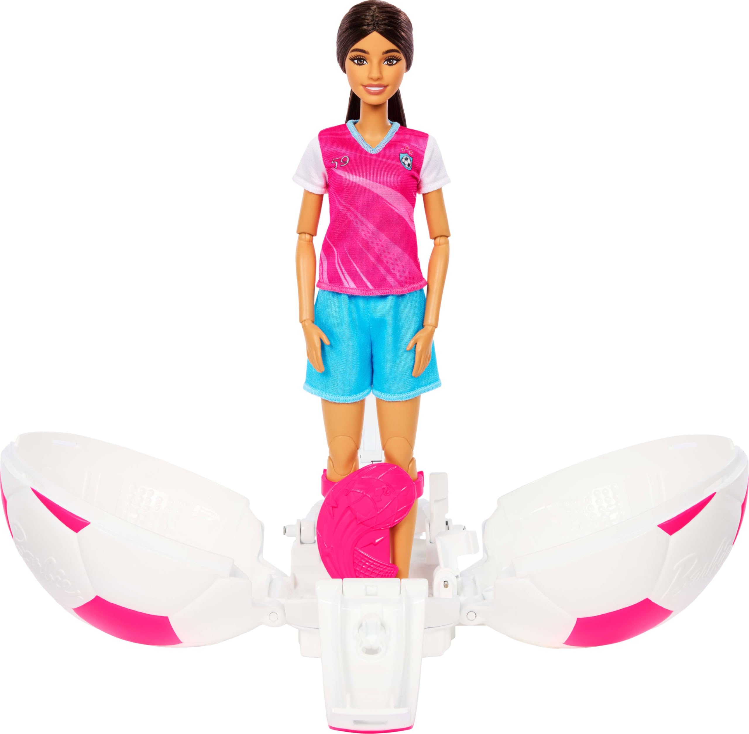 Barbie Team Roll and Reveal Soccer Player Doll - 8 Surprises | Ages 5+ | Plastic 5