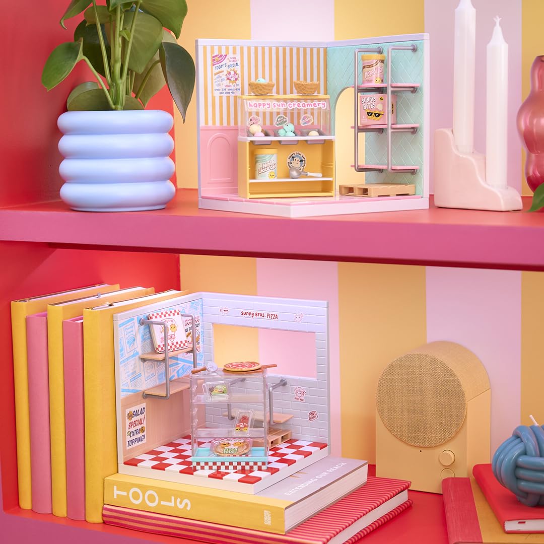 MGA's Miniverse Make It Mini Spaces Ice Cream Shop Building Set - DIY Craft Kit | Ages 8+ 8