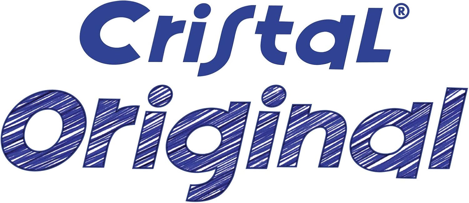 BIC Cristal Original Comfortable Ballpoint Pens - Value Pack of 100 - Blue Colour- Medium Point (1.0 mm) 16