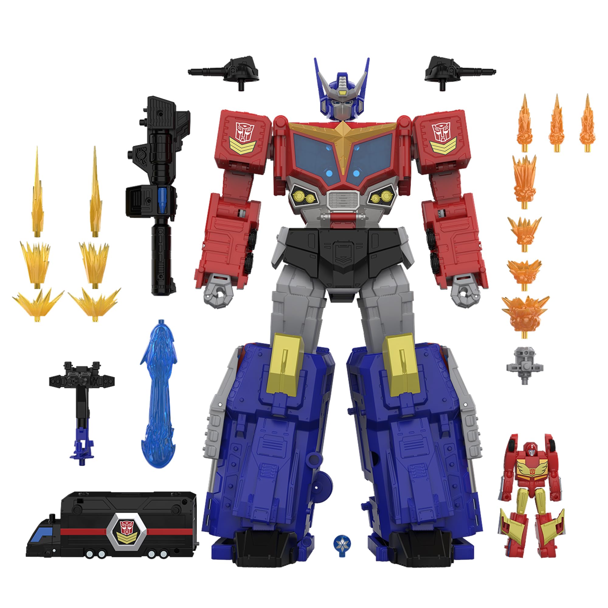 Transformers Age of the Primes Titan Class The Thirteen Star Optimus Prime Action Figure | 15-inch | 3-in-1 Conversion