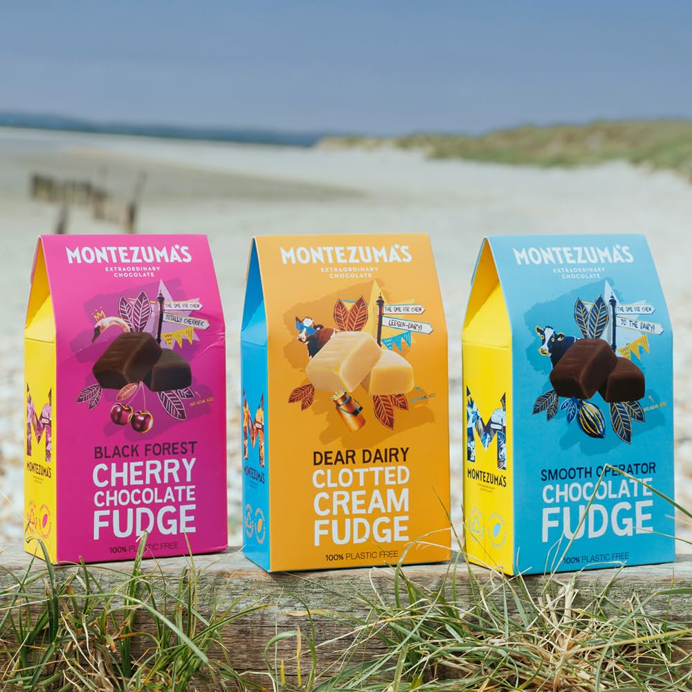 Montezuma's Smooth Operator Milk Chocolate Fudge Carton | 150g | Handmade 6