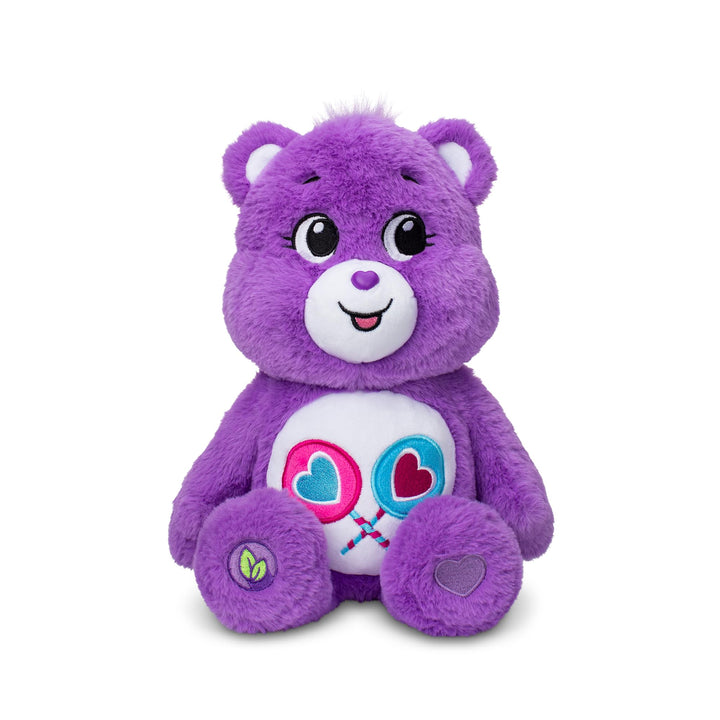Care Bears Share Bear - 14 Inch Purple Plush Toy for Kids