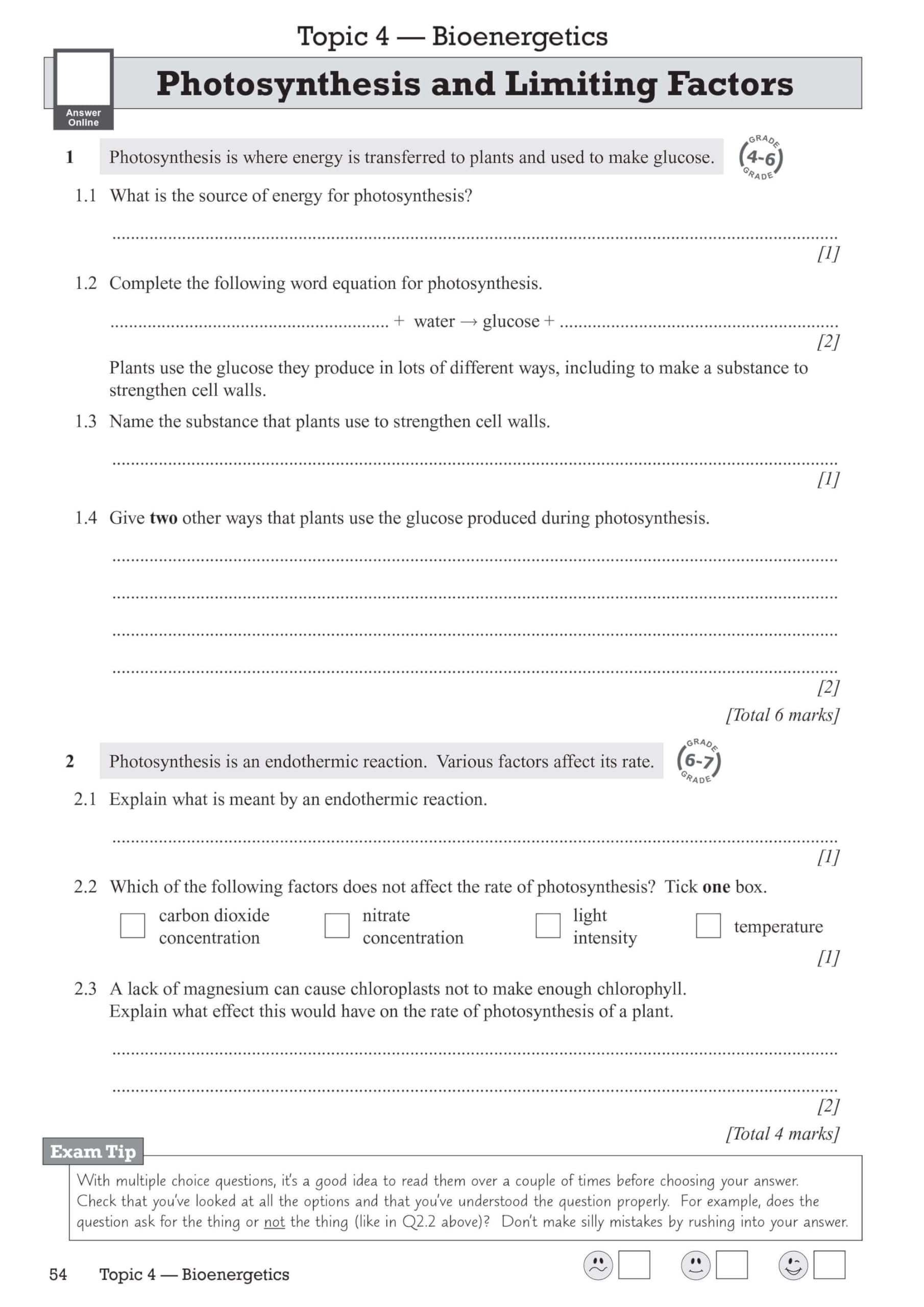 CGP GCSE Biology AQA Exam Practice Workbook - Higher (9-1 Revision) | Includes Answers