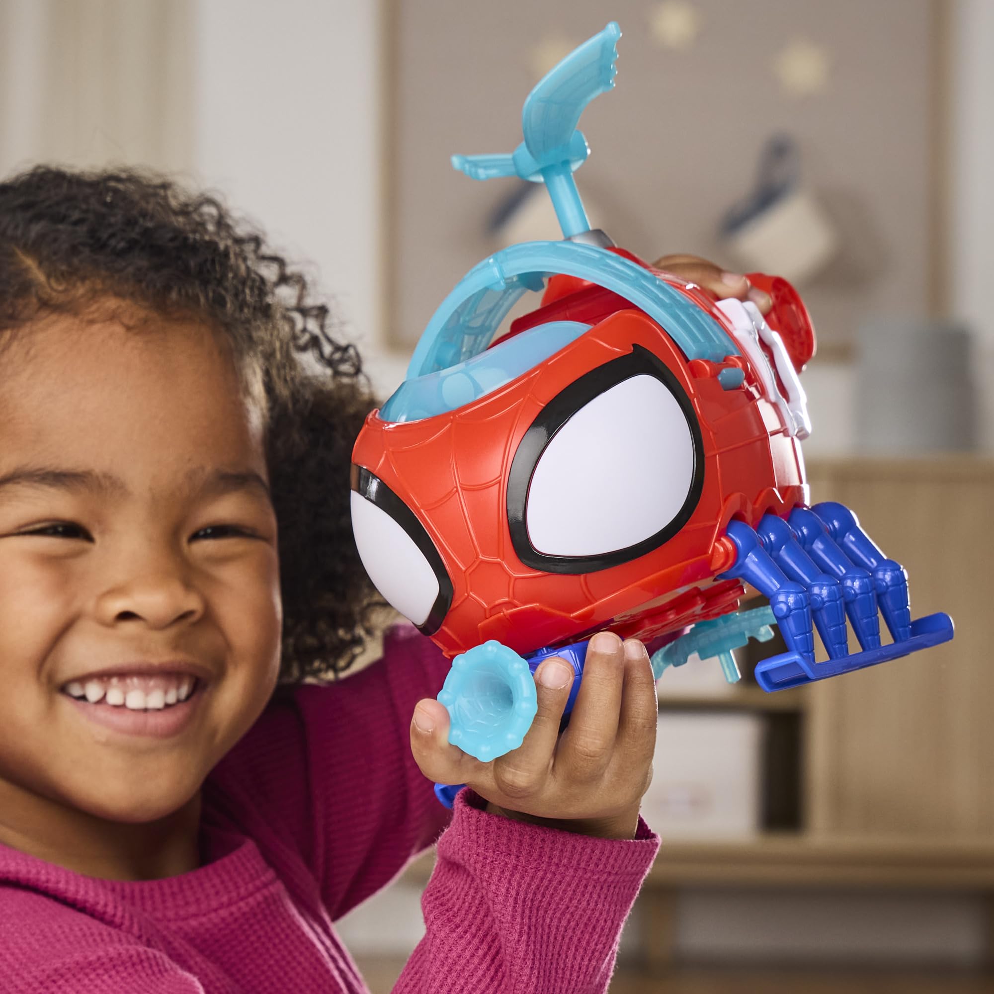 SPIDEY AND HIS AMAZING FRIENDS Team Spidey Copter with 7.6-cm Spidey Figure | Plastic | Ages 3+ 7