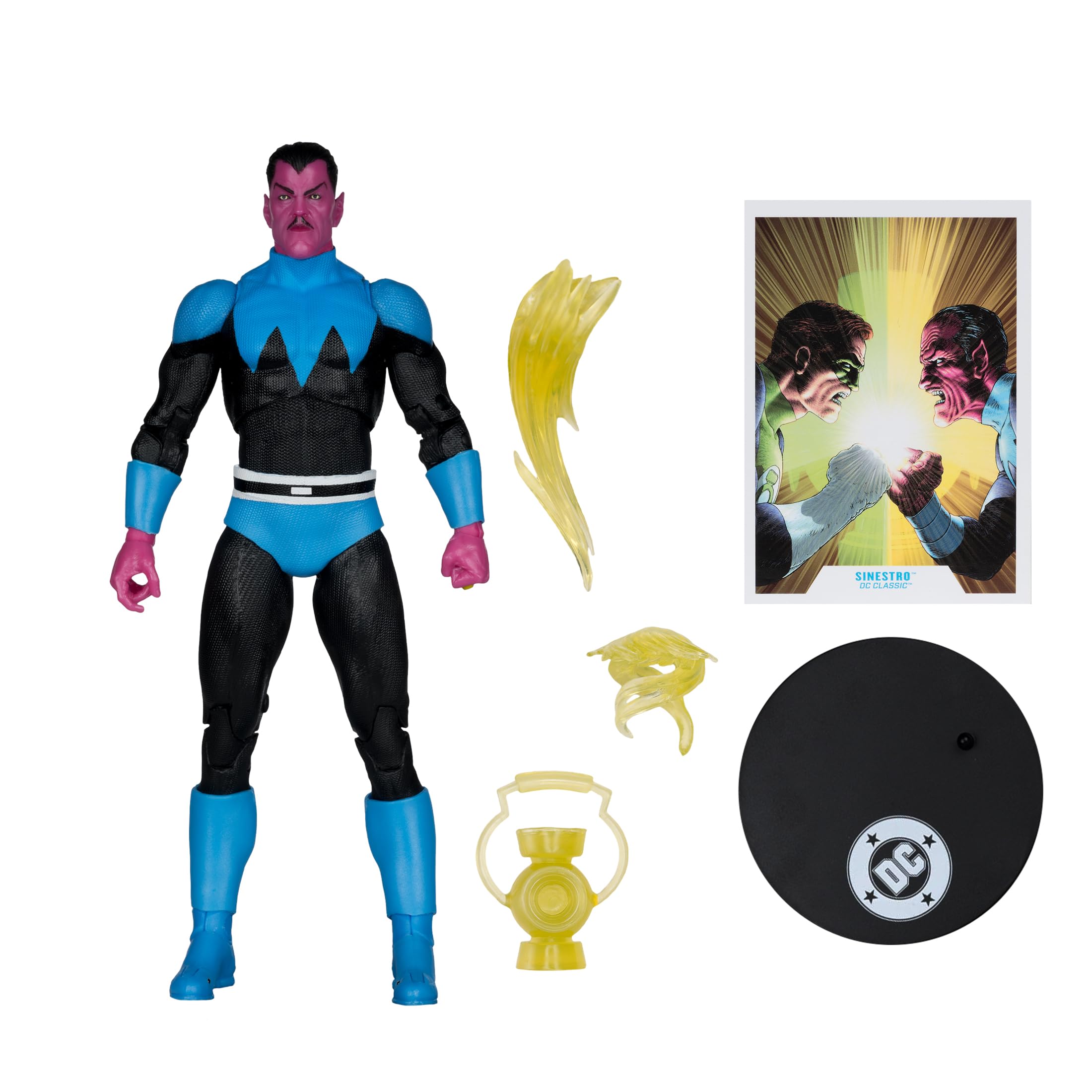 McFarlane DC Multiverse Sinestro (Classic Uniform) 7in Action Figure | Multicolor | Plastic 2