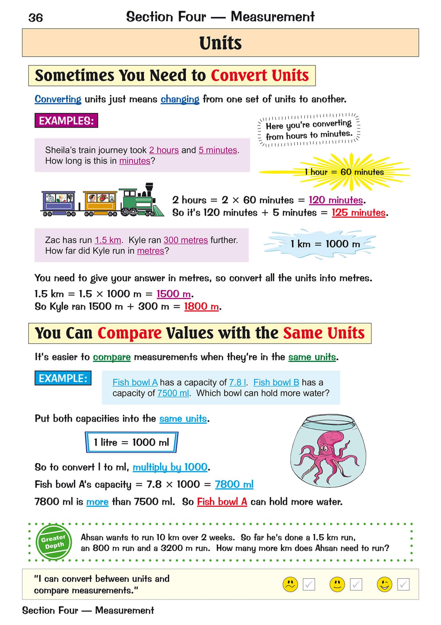 CGP Books Year 4 Maths Targeted Study Book - Ages 8-9 | Paperback | 72 Pages