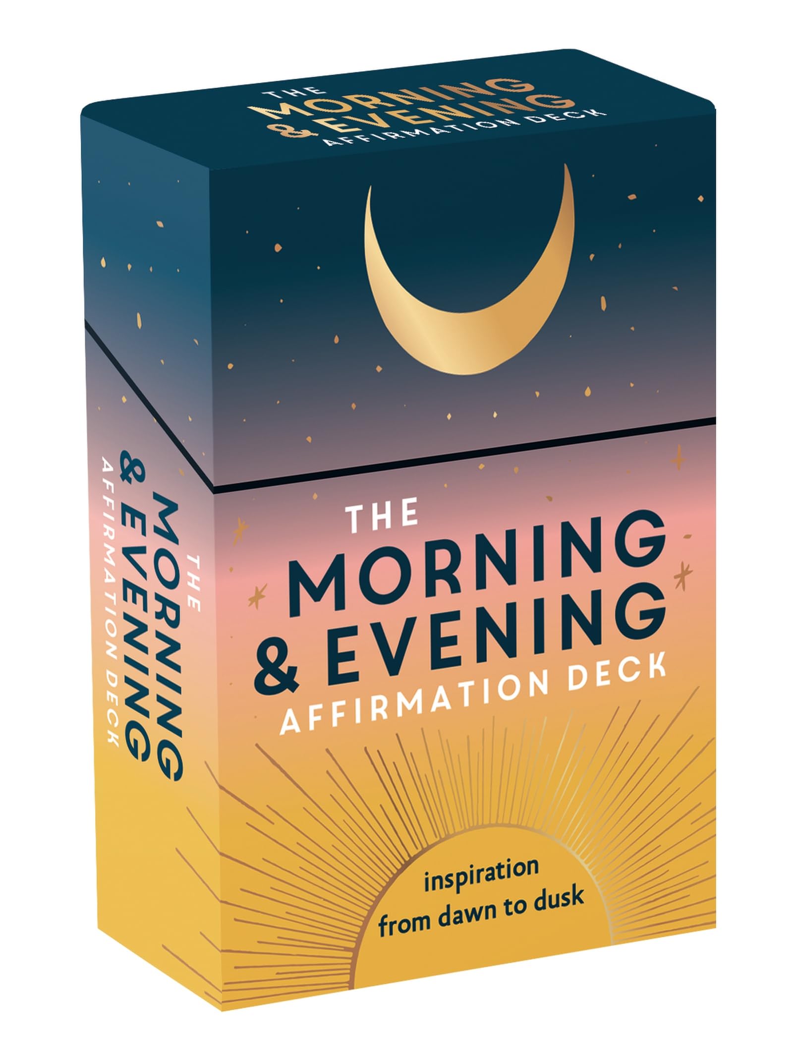 VIE The Morning & Evening Affirmation Deck - Self Help Cards | 52 Pages | English