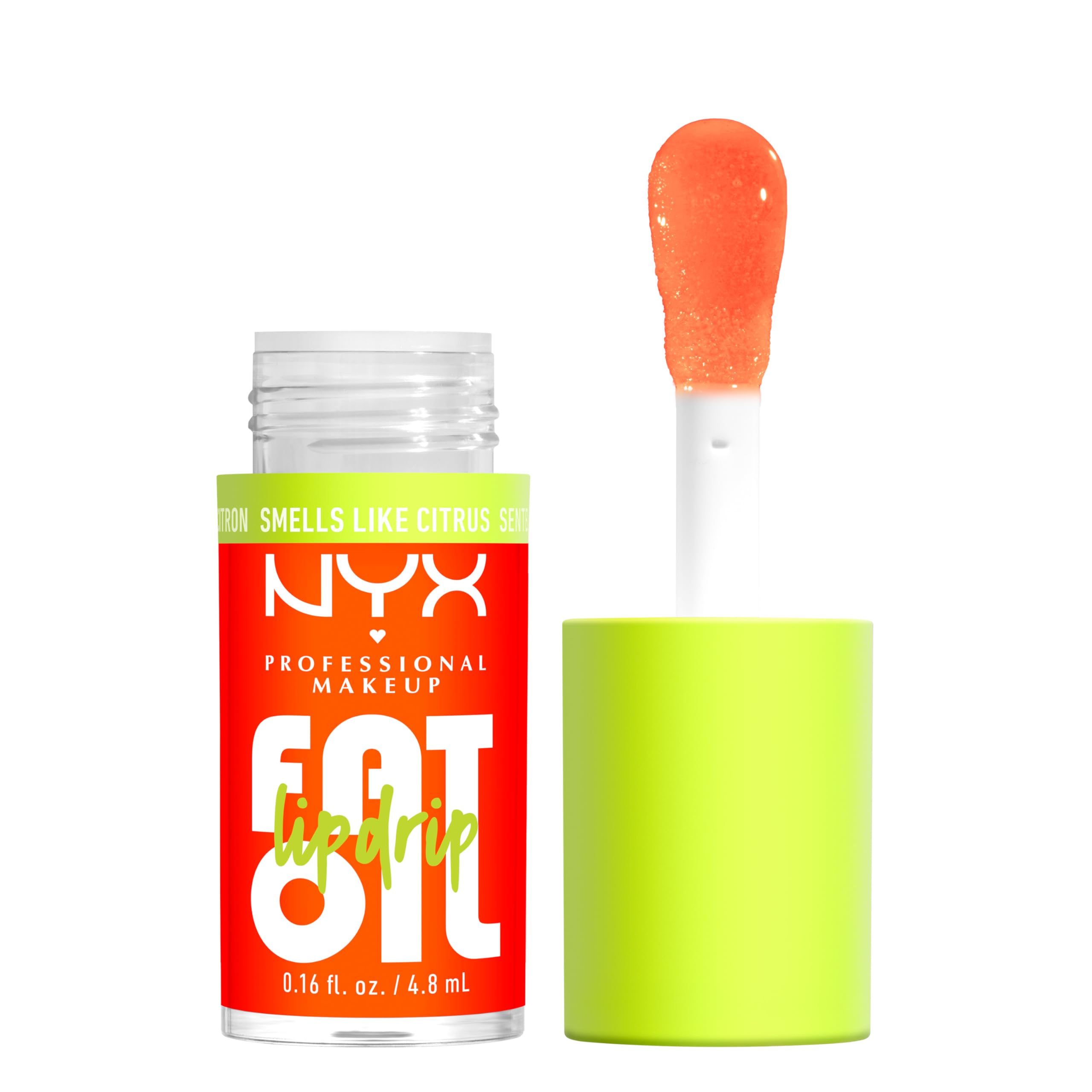 NYX PROFESSIONAL MAKEUP Fat Oil Lip Drip Lip Gloss - 12HR Hydration, High Shine, Non-Sticky | 4.8 ml