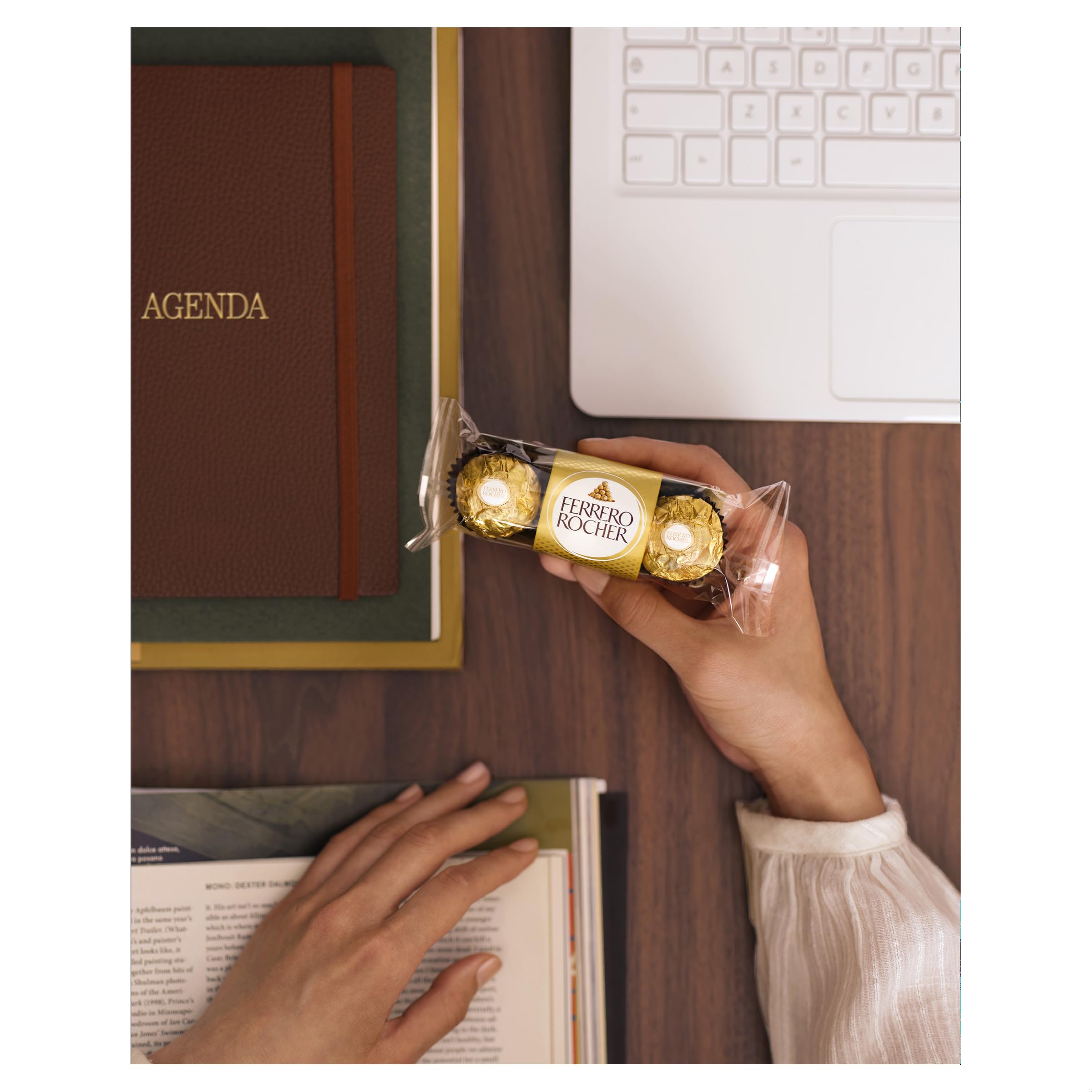 Ferrero Rocher Pralines Bulk Box - 48 Pieces, Hazelnut Milk Chocolate Treats for Gifting & Celebrations 6
