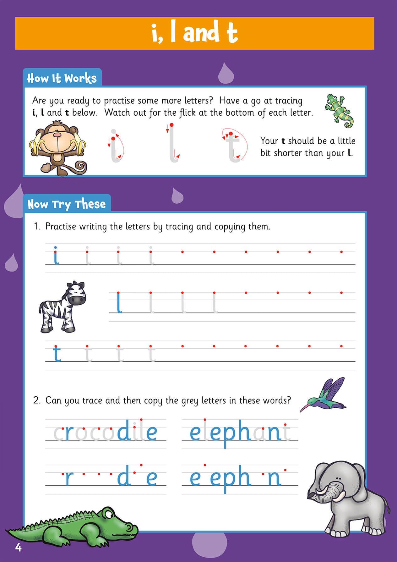 CGP Books Handwriting Activity Book for Ages 5-6 - Year 1 Study Aid | 32 Pages | English 4