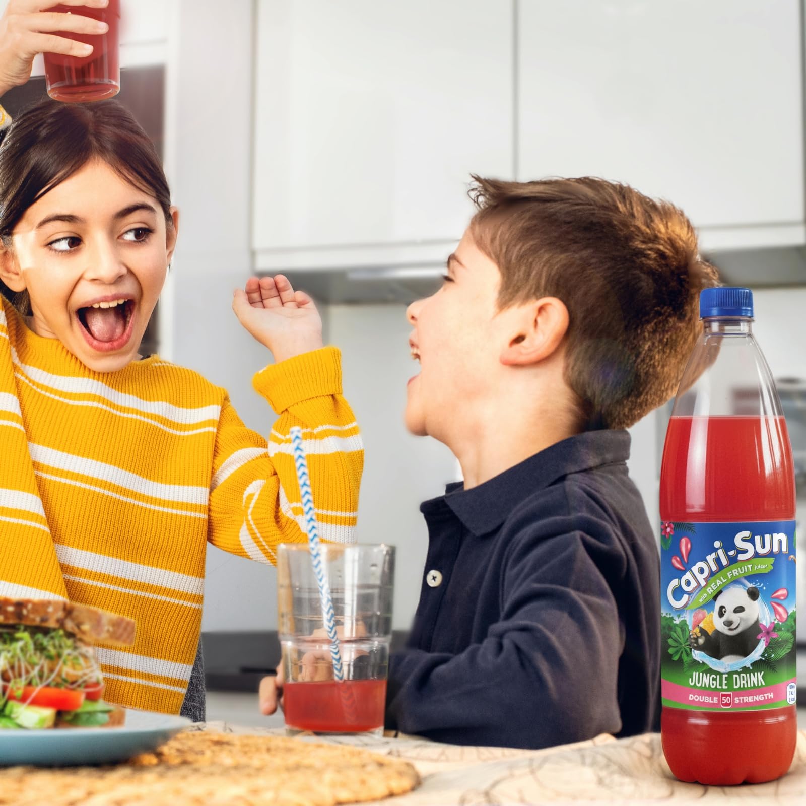 Capri-Sun Double Strength Jungle Drink Squash Concentrate - No Added Sugar | 1 Litre 4