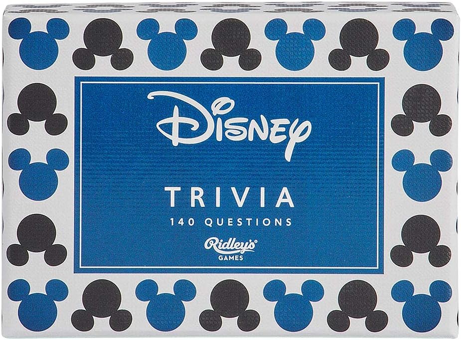 Ridley's Disney and Pixar Trivia Quiz Game - Multiple Choice Card Game 1