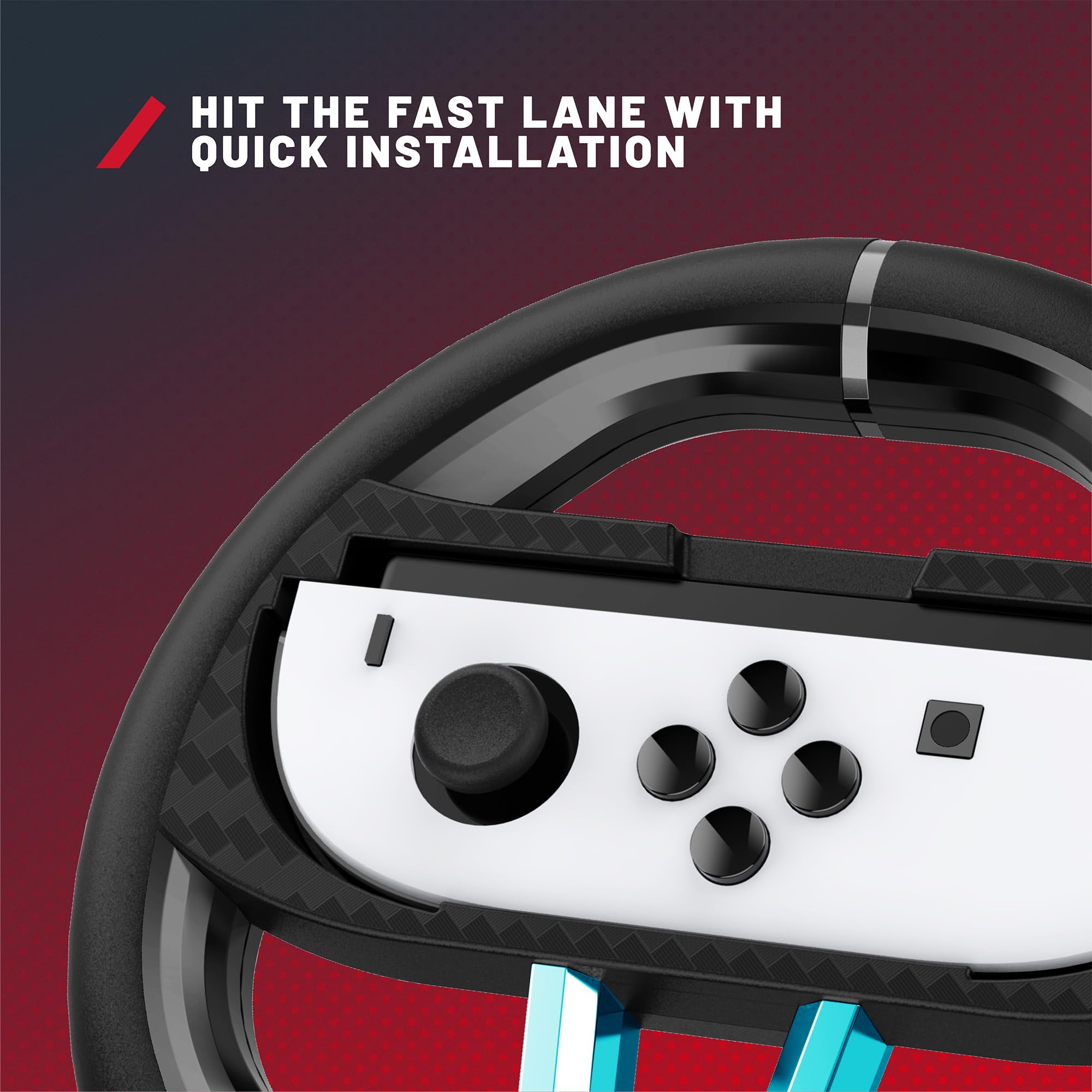 STEALTH Racing Wheel Twin Pack for Switch 2 Controllers 3