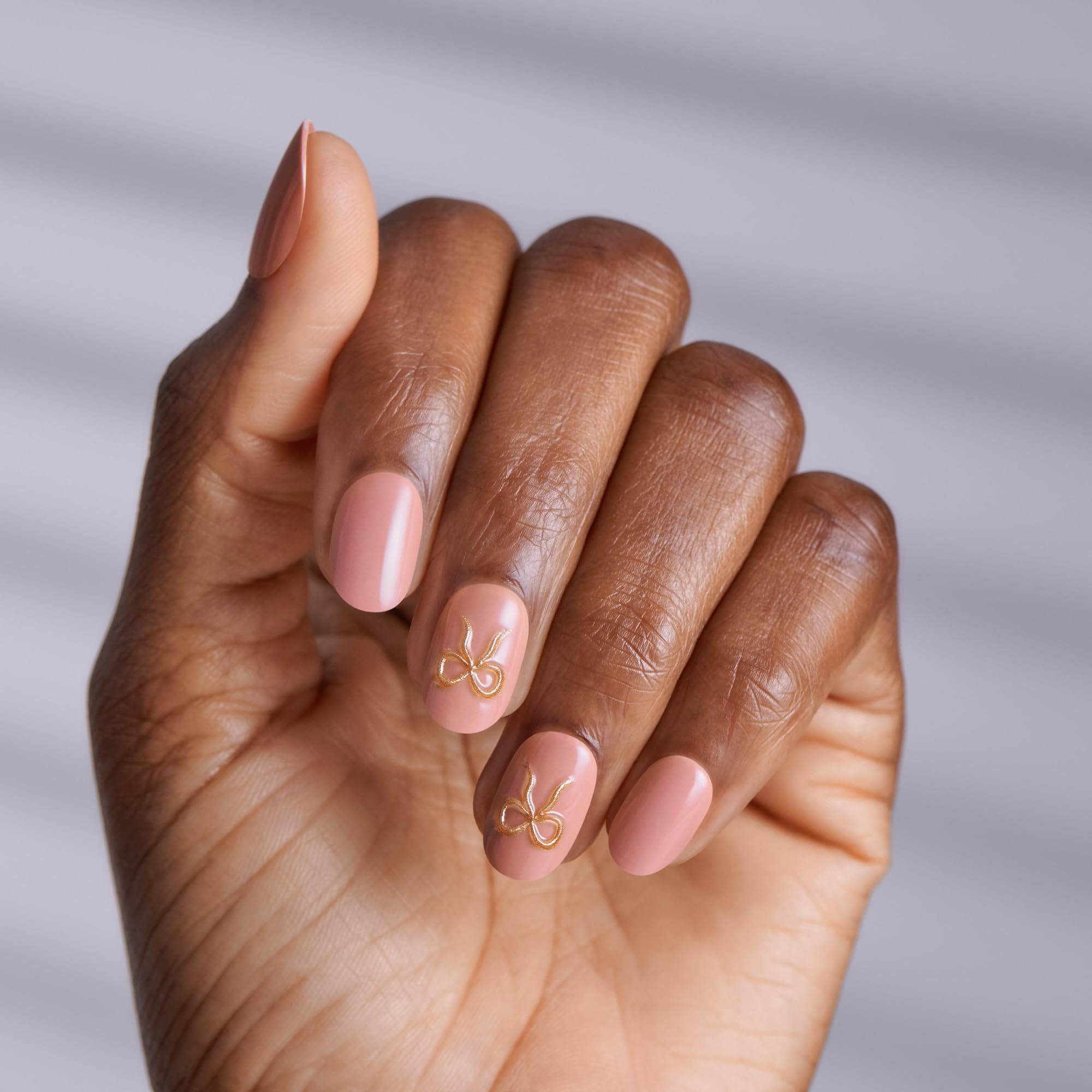 imPRESS Press-On Nails - CLOSE TO YOU | Pink Oval Short | 30 Count