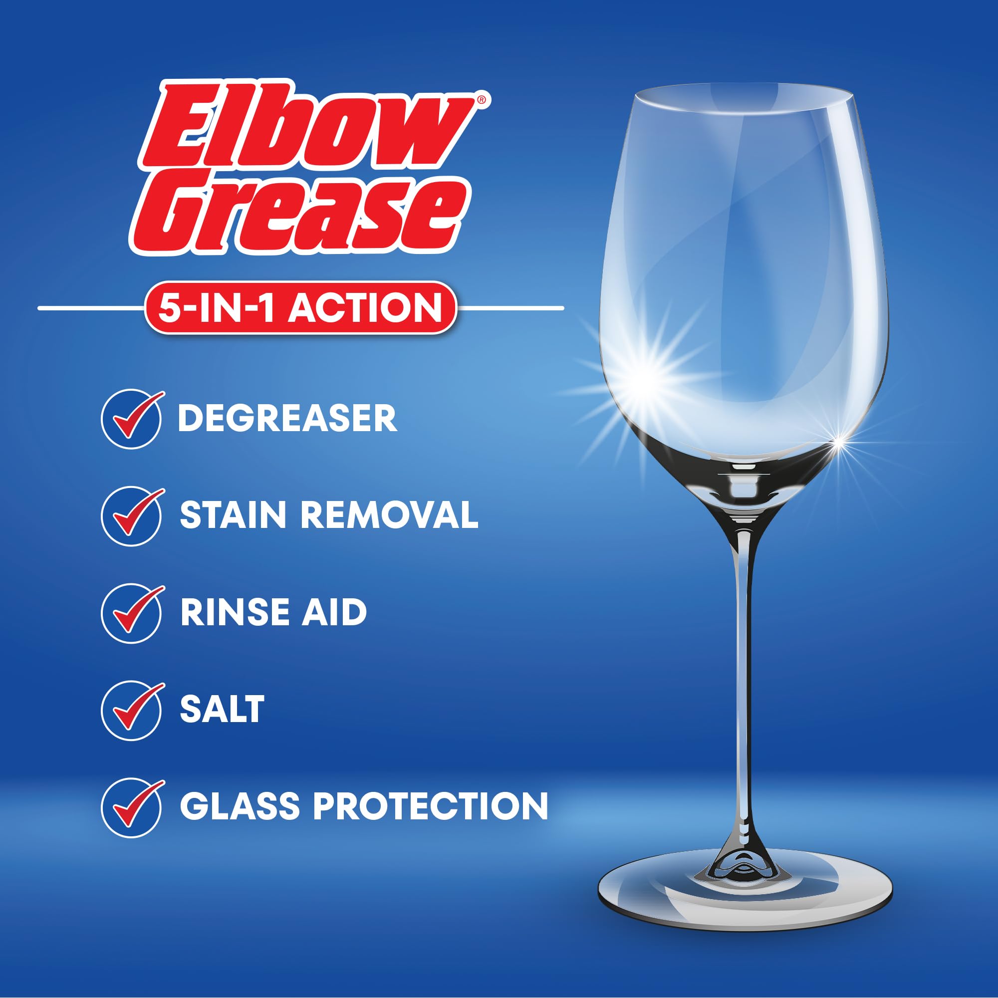 Elbow Grease 5-in-1 Dishwasher Tablets with Lemon Scent | 18 Count | 360g 4