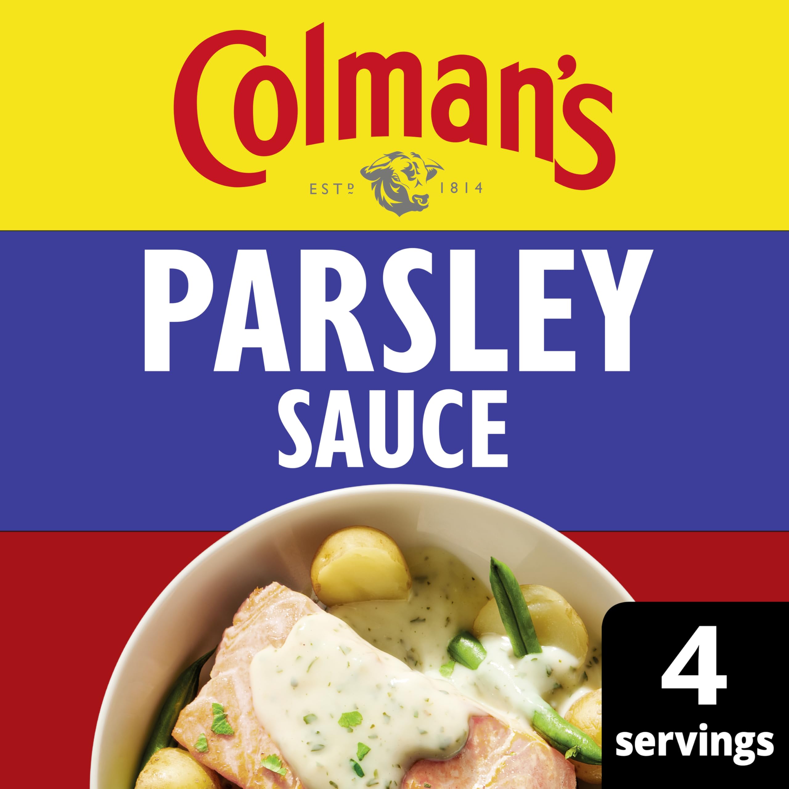 Colman's Petersiliensaucen-Mix mit Kräutern und Gewürzen – Schnelle vegane Kochsauce für Mahlzeiten unter der Woche