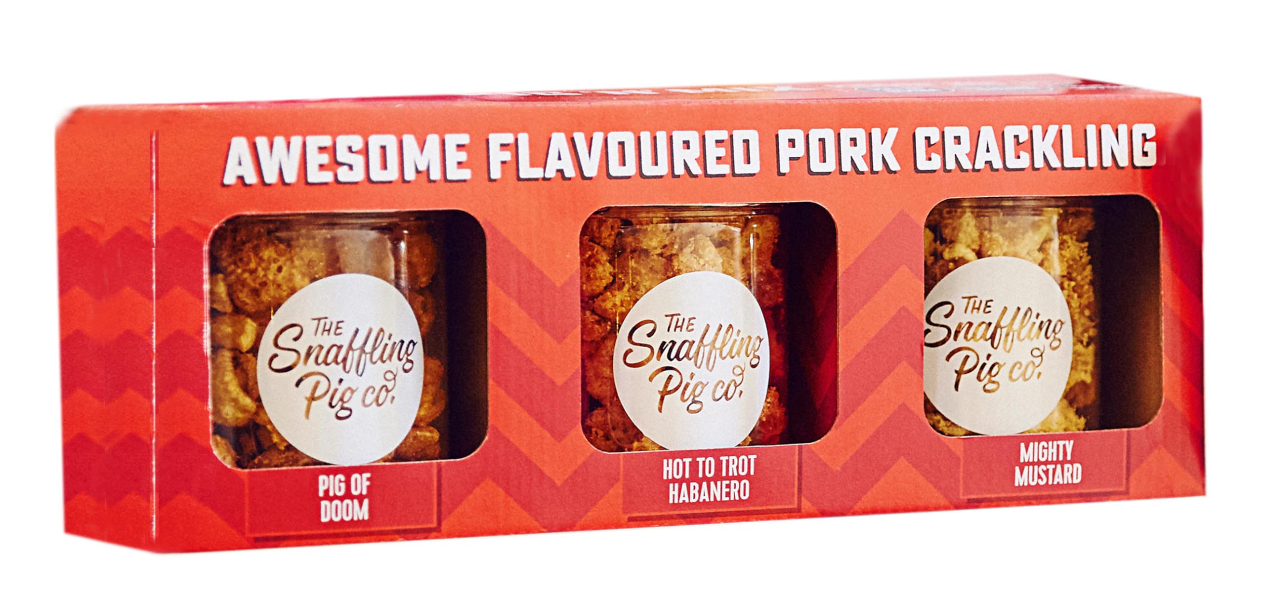The Snaffling Pig Co. - Pig ’N’ Mix Pork Crackling Hot Mix, 90 g