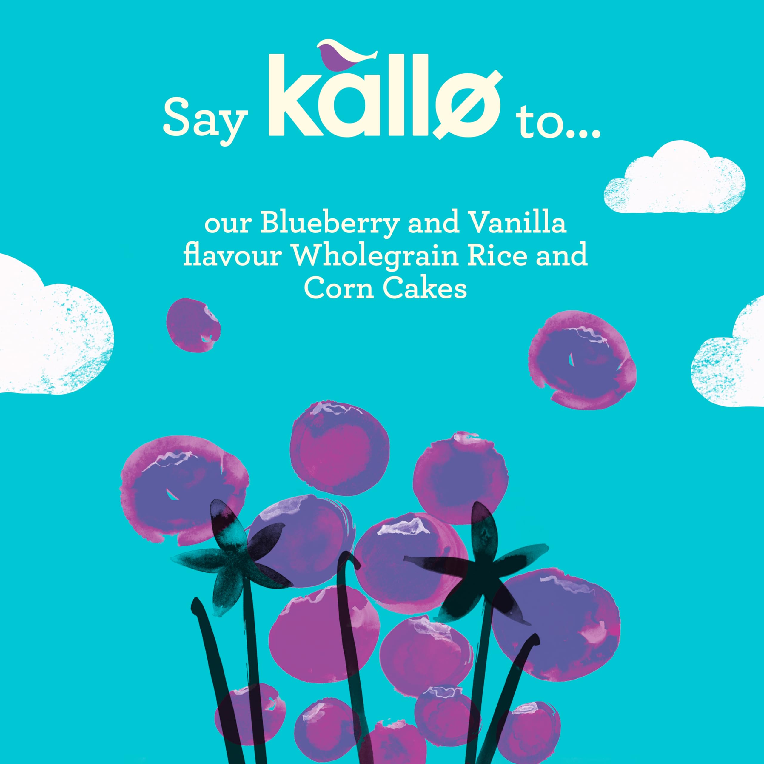 Kallo Blueberry & Vanilla Wholegrain Rice & Corn Cakes - Low Fat | Gluten Free | Vegan | 131g 3