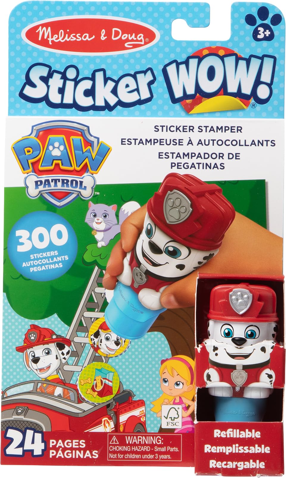 Melissa & Doug Activity Pad & Sticker Stamp - Multicolor 1