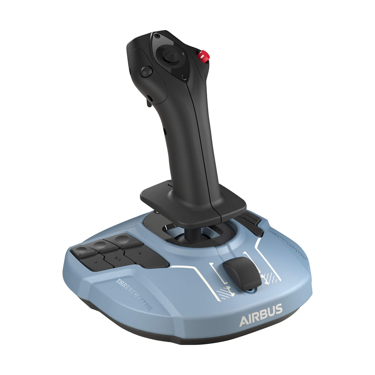 Thrustmaster TCA Sidestick Airbus Edition Flight Stick - 12 Remappable Buttons, PC