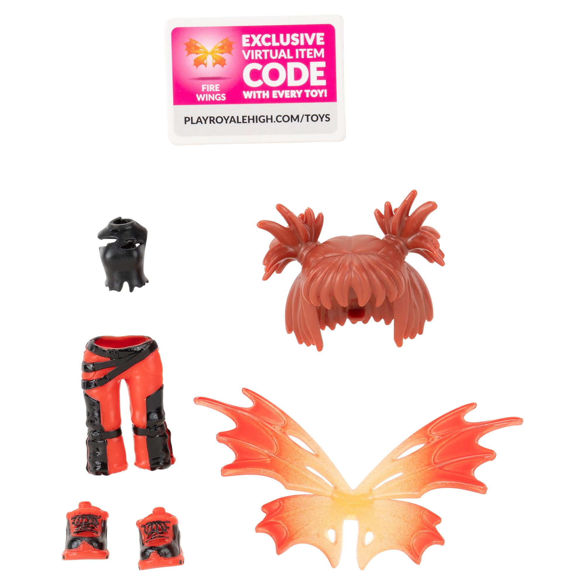 Royale High Fire Fairy 3-Inch Fashion Doll with 9 Accessories and Virtual Code - Series 1 4