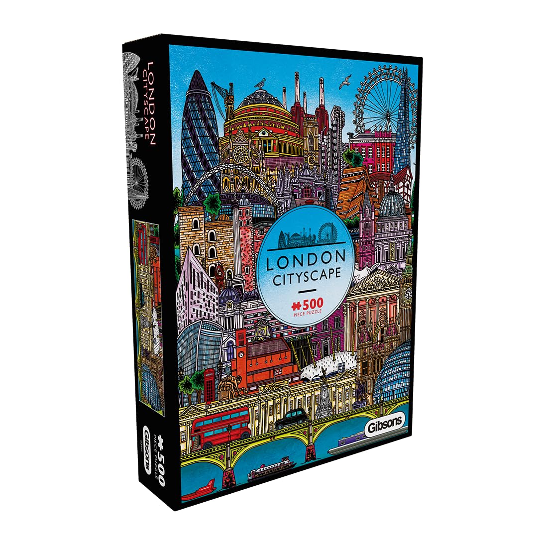 Gibsons London Cityscape Jigsaw Puzzle - 500 Pieces | Adult & Teen | 34x48cm 1