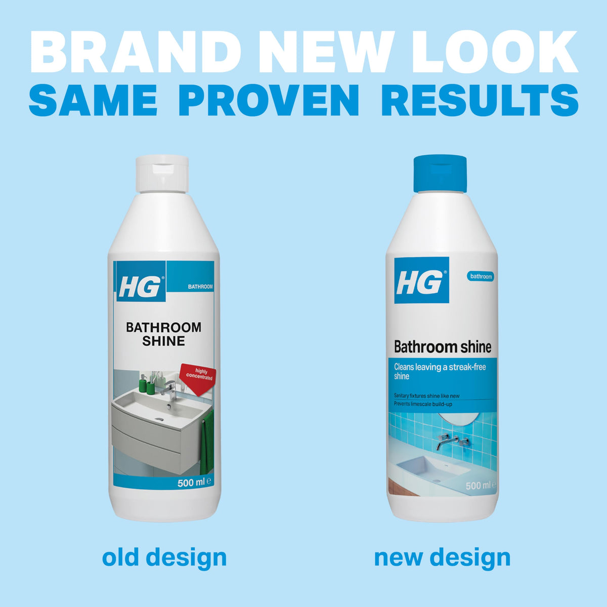 HG Bathroom Cleaner Shine Restorer - Concentrated 500 ml