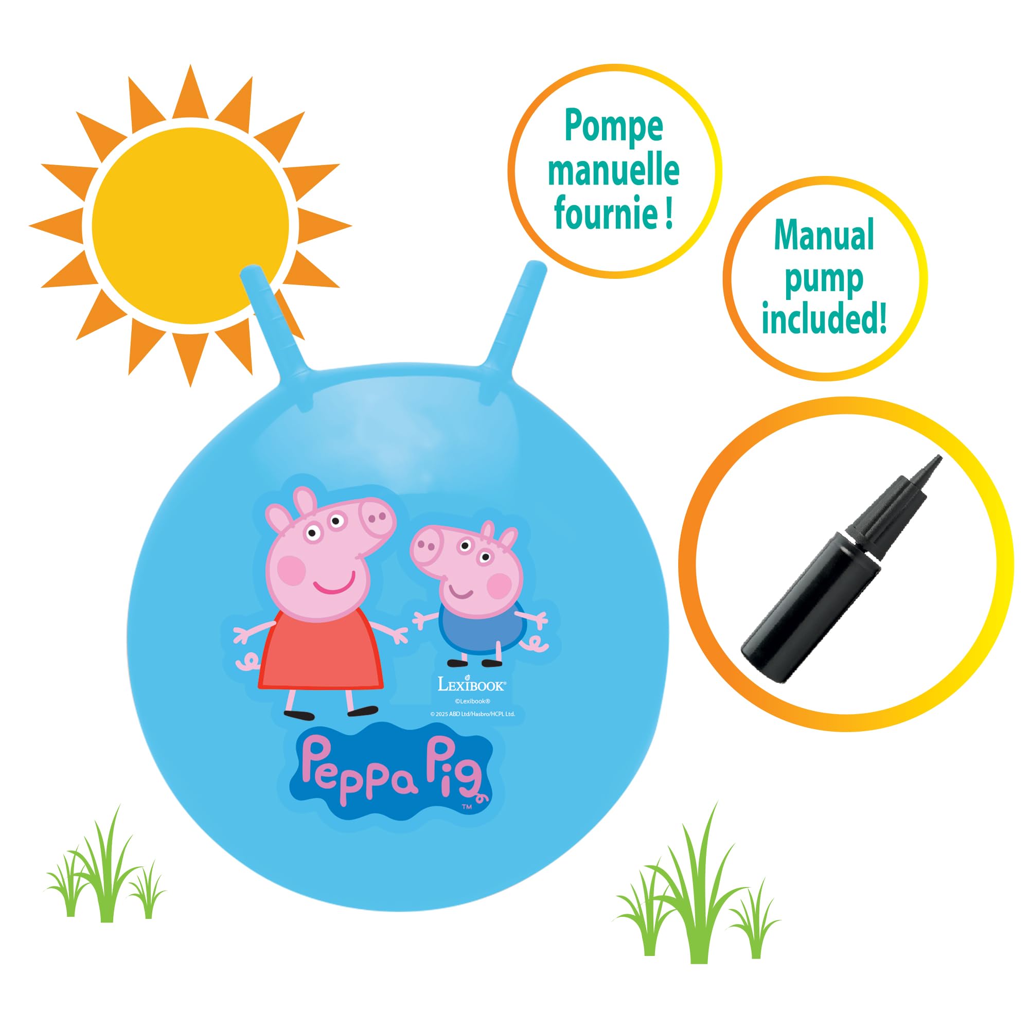 Peppa Pig Inflatable Hopper Ball - Fun Bouncing Toy for Kids 3 Years and Up 5