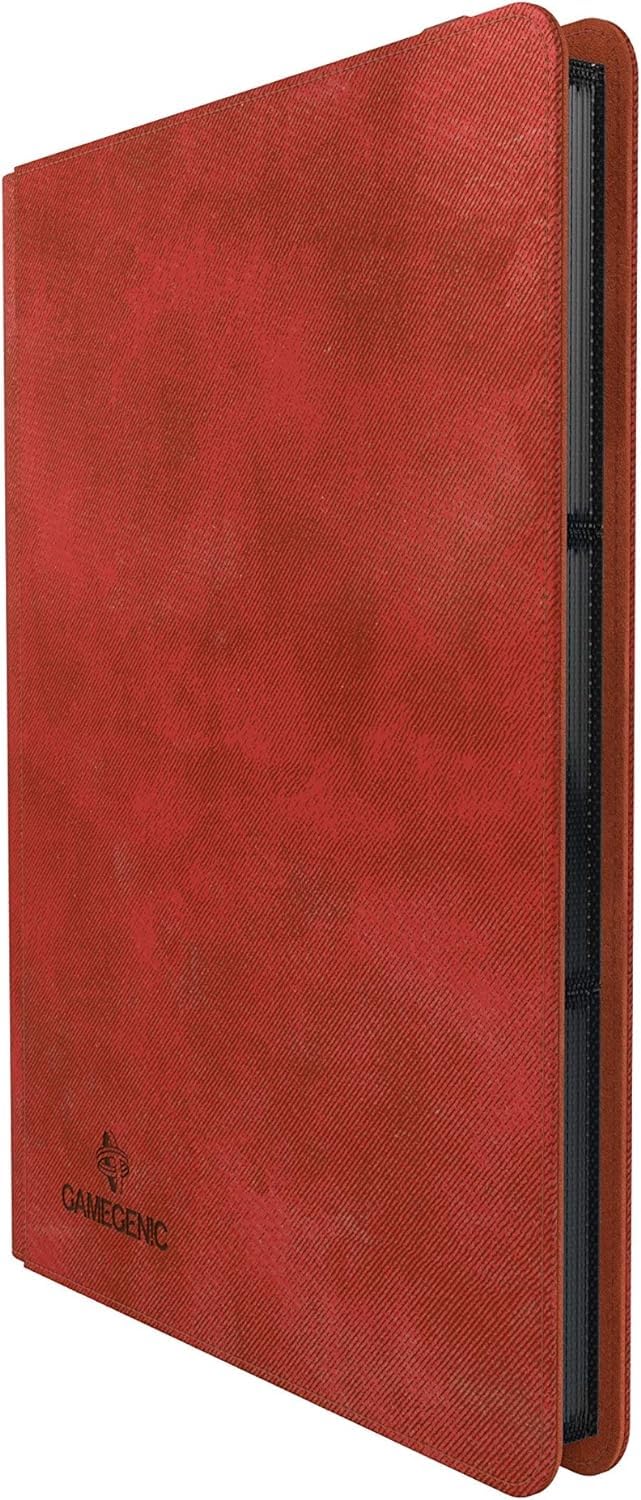 Gamegenic Prime Album - 360 Card Capacity | Side-Loading Pockets | Red