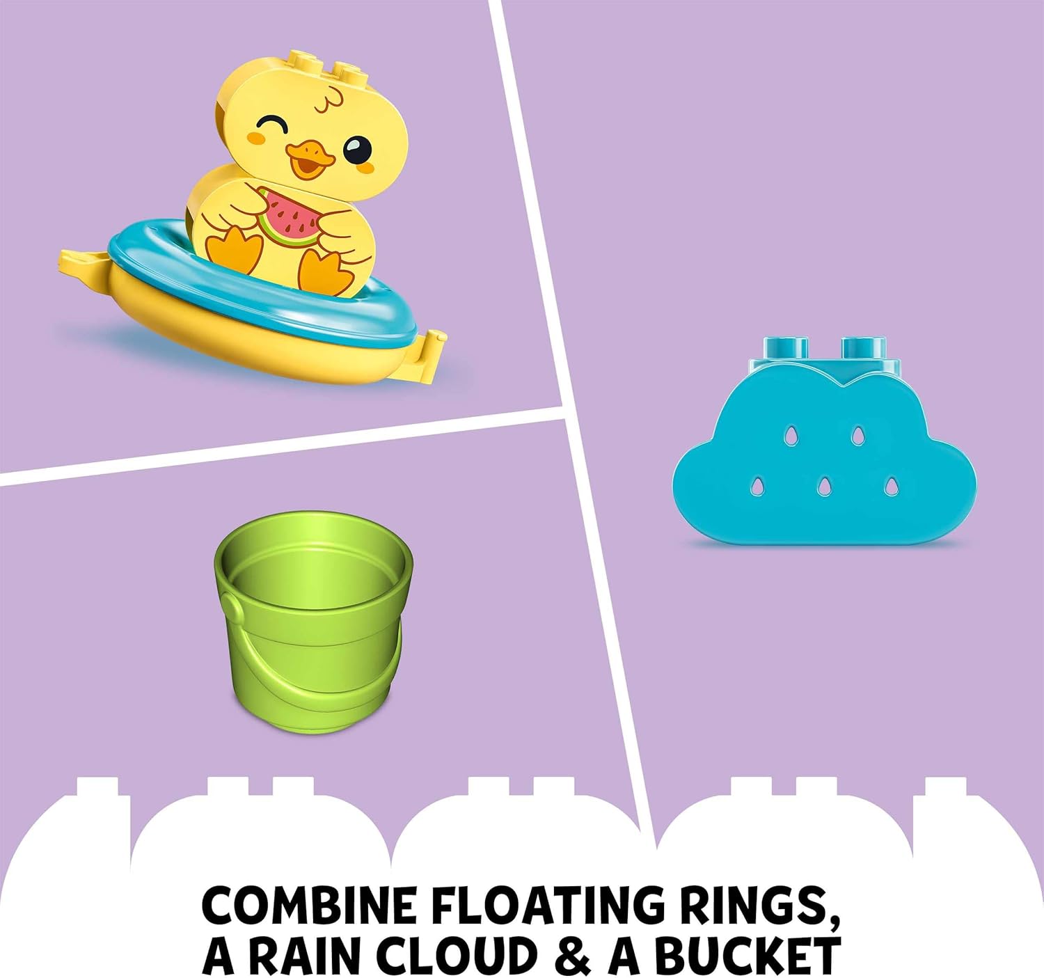 LEGO DUPLO Bath Time Fun: Floating Animal Train Bath Toy for Toddlers 18 Months+ 4