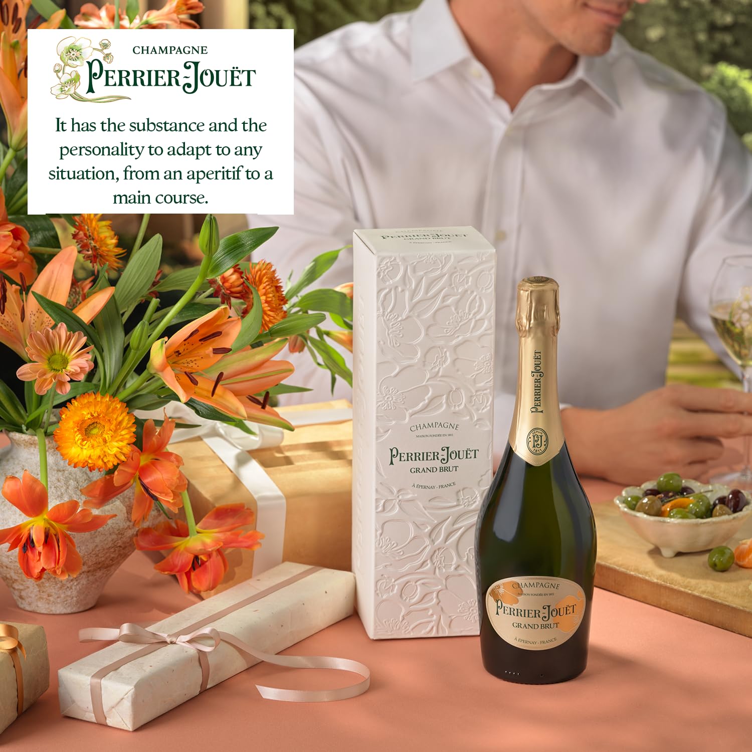 Perrier-Jouët - Grand Brut Non Vintage Champagne (750ml) 3