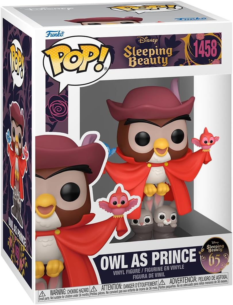 Funko Pop! Disney Sleeping Beauty - Owl as Prince Vinyl Figure (78185)