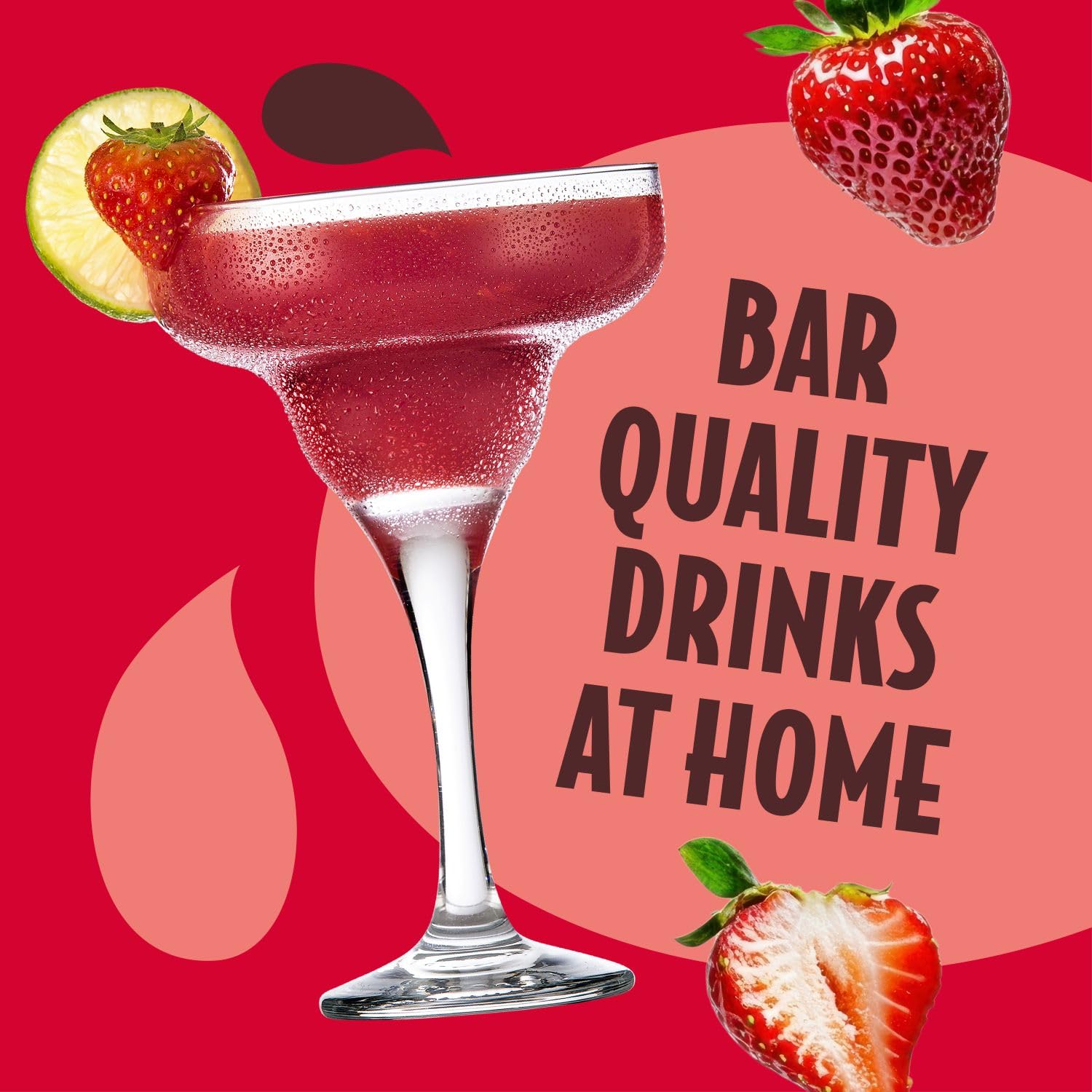 Master of Mixes Strawberry Daiquiri Cocktail Mixer - 1 Litre | Made with Real Strawberries & Lime Juice 4
