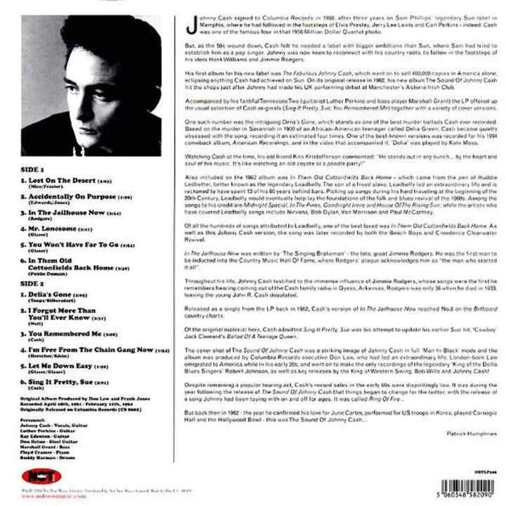 Johnny Cash - The Sound Of Johnny Cash (180g Vinyl LP) (‎LPNOT209)